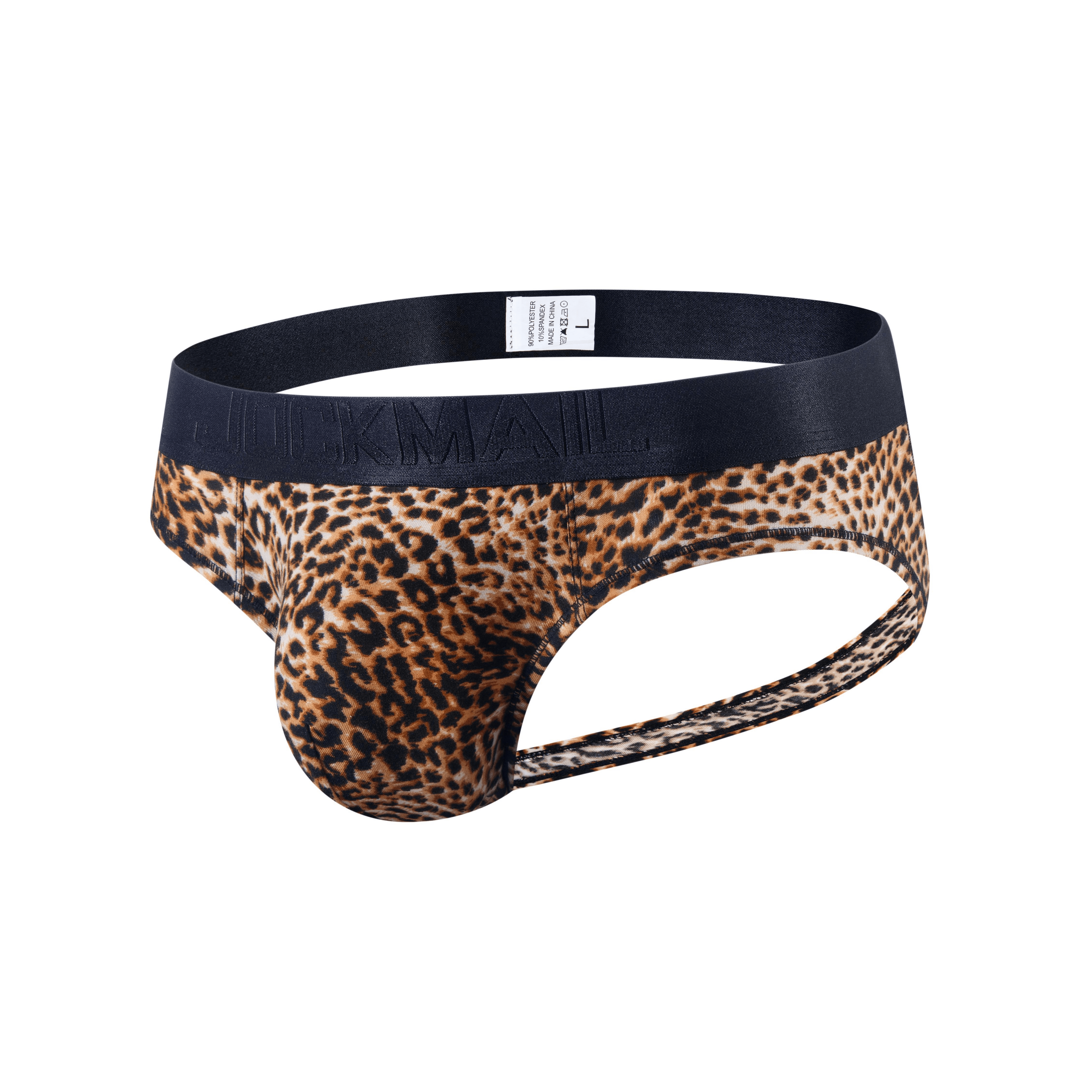 Men's JOCKMAIL JM318 - Monochromatic Backless Snake Brief