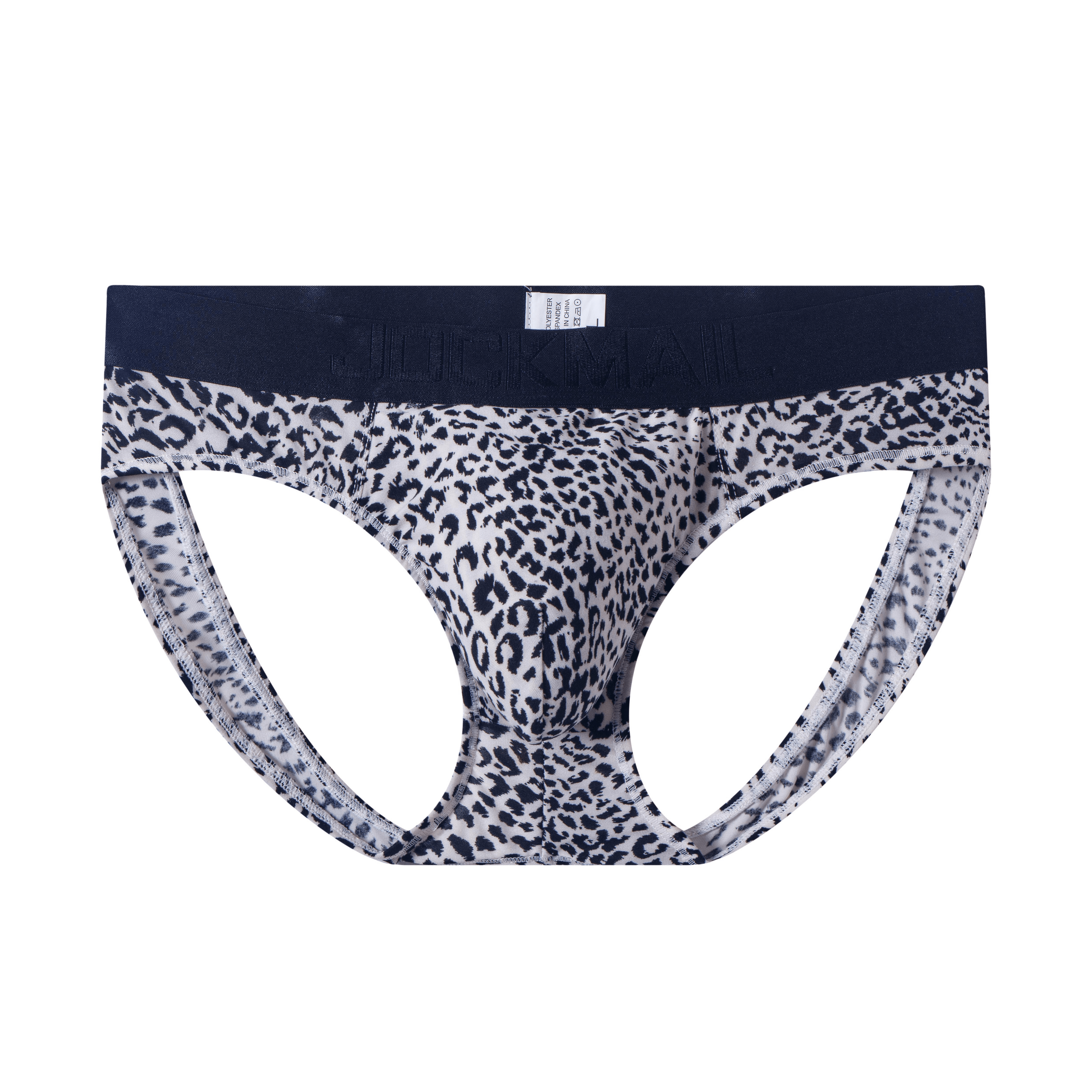 Men's JOCKMAIL JM318 - Monochromatic Backless Snake Brief