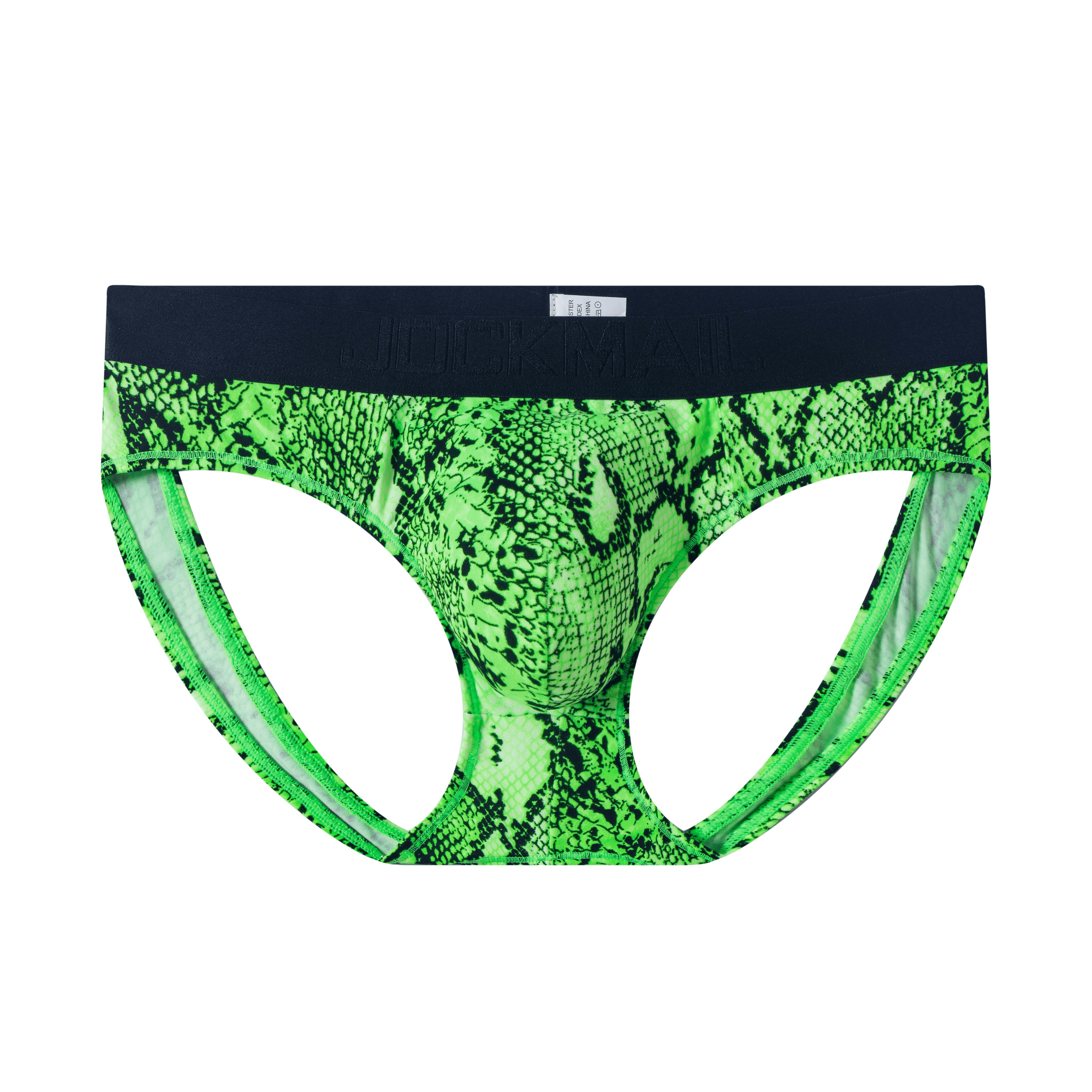 Men's JOCKMAIL JM318 - Monochromatic Backless Snake Brief