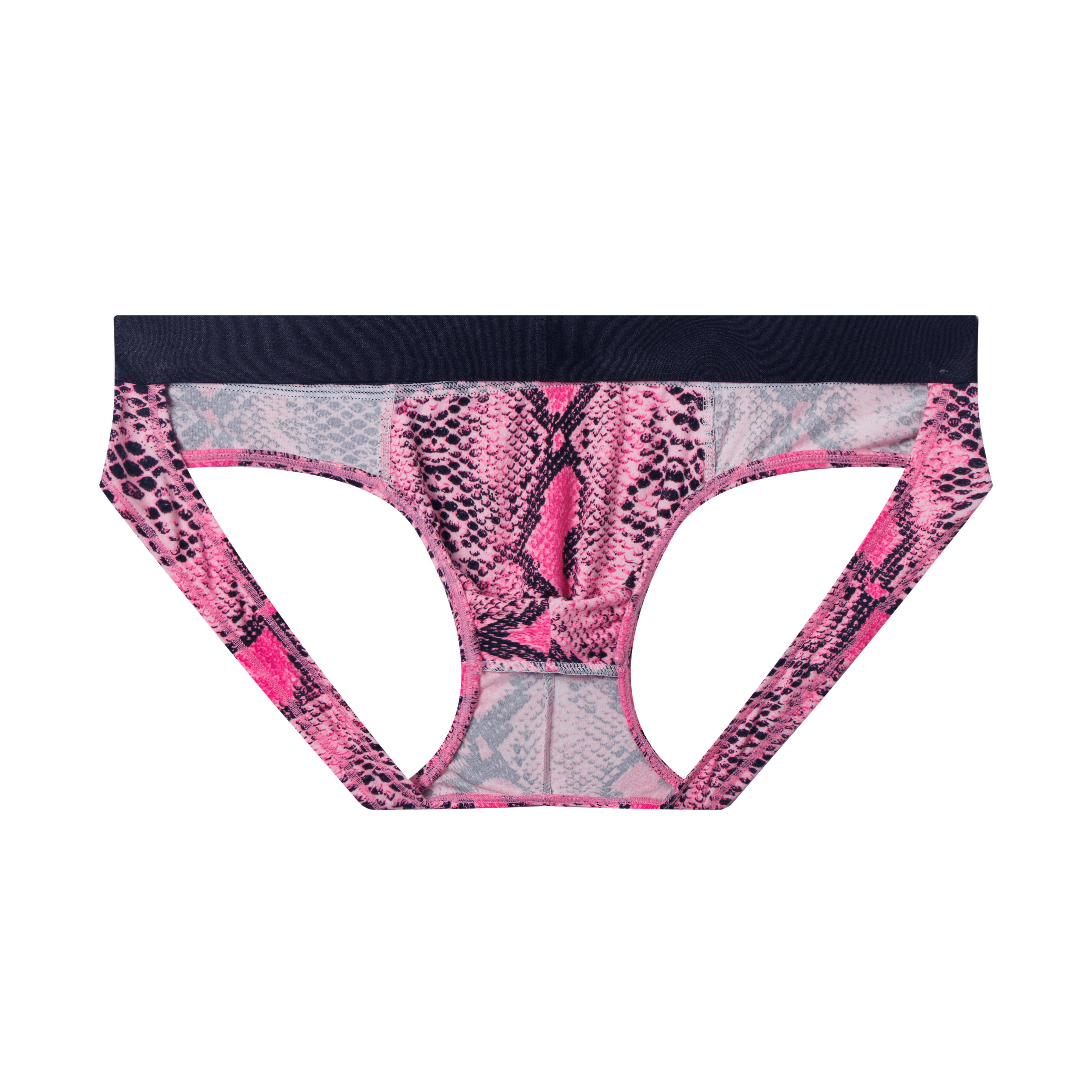 Men's JOCKMAIL JM318 - Monochromatic Backless Snake Brief