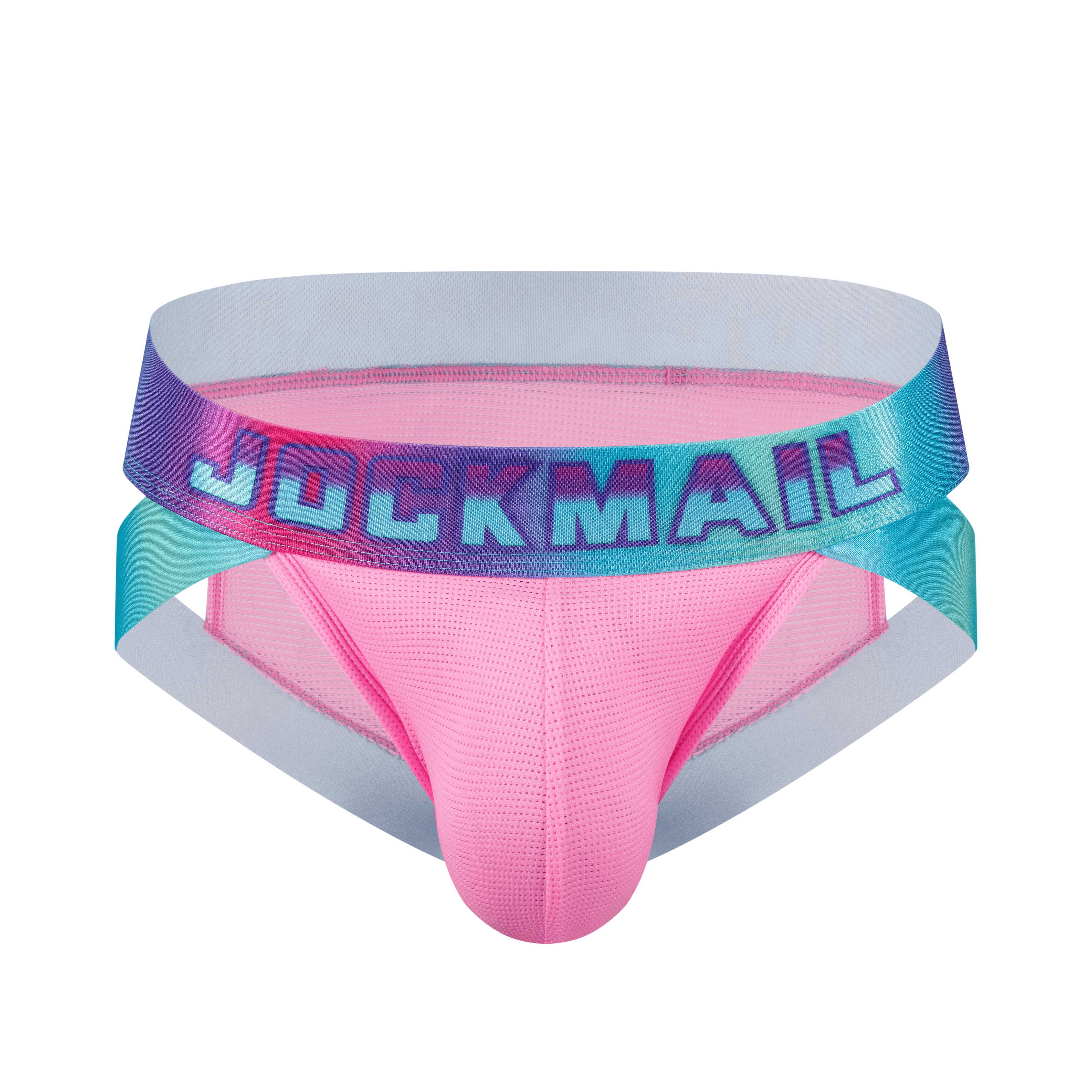 Men's JOCKMAIL JM317 - Neon Retro Side Cut Brief