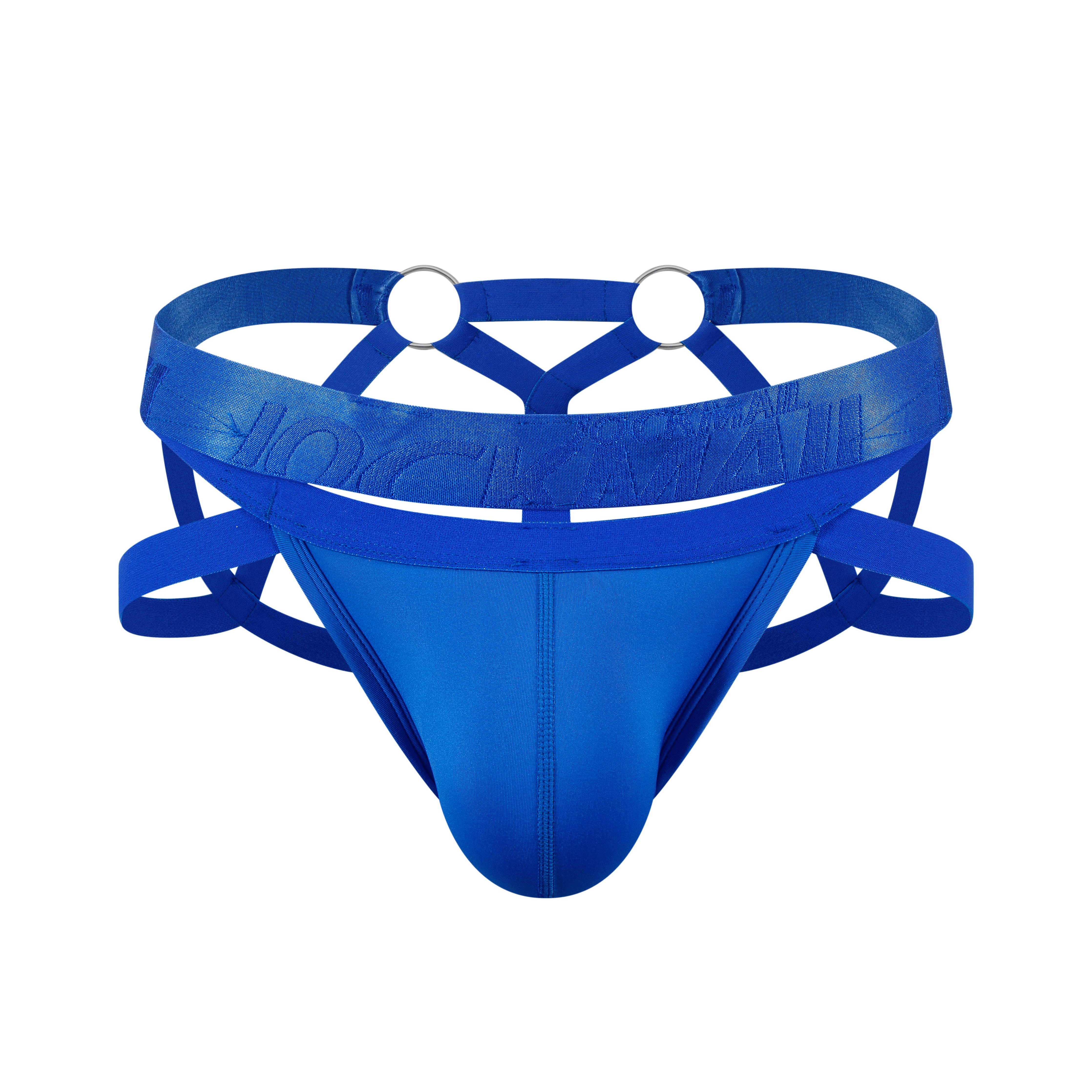 Men's JOCKMAIL JM253 - Monochromatic Spider Fetish Jockstrap