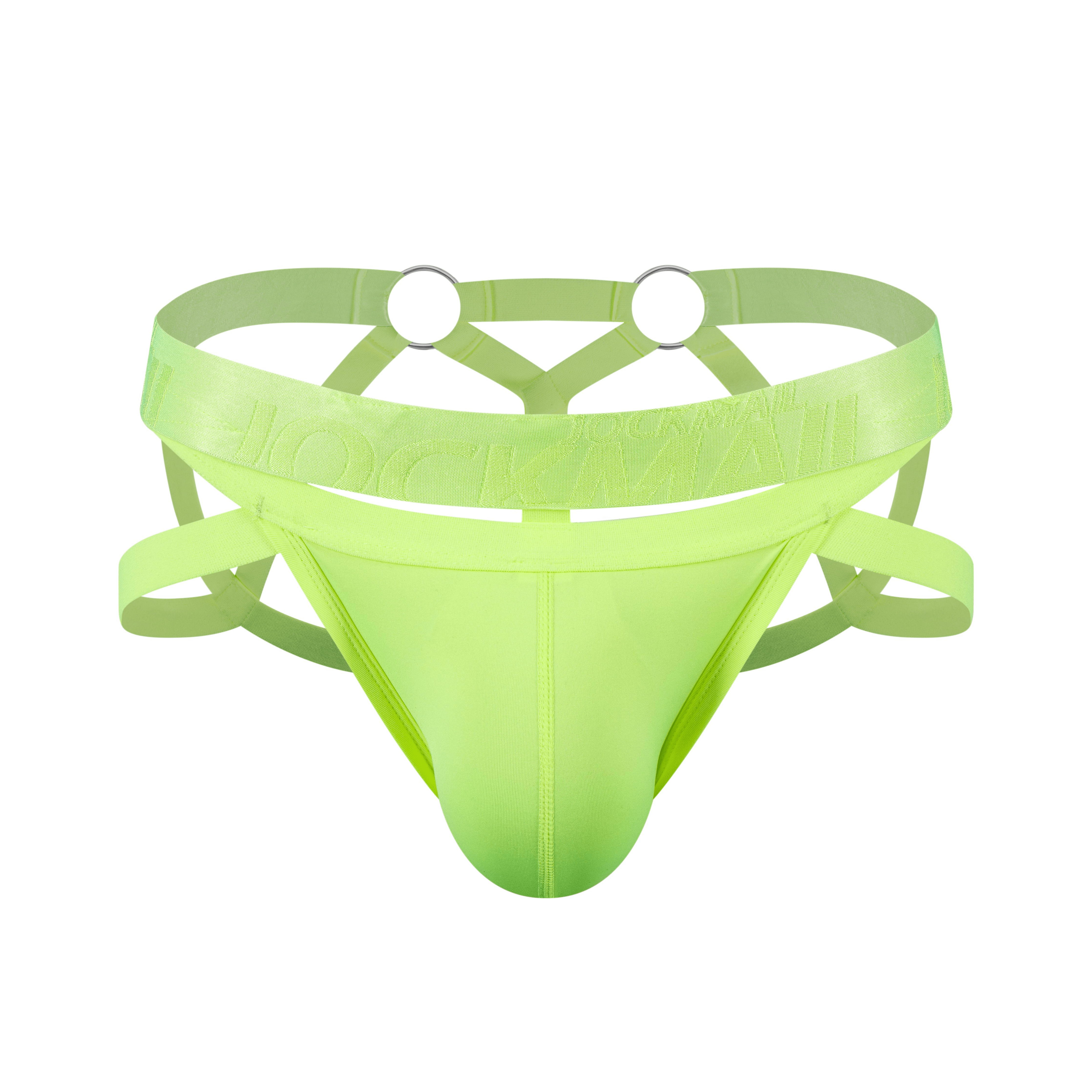 Men's JOCKMAIL JM253 - Monochromatic Spider Fetish Jockstrap