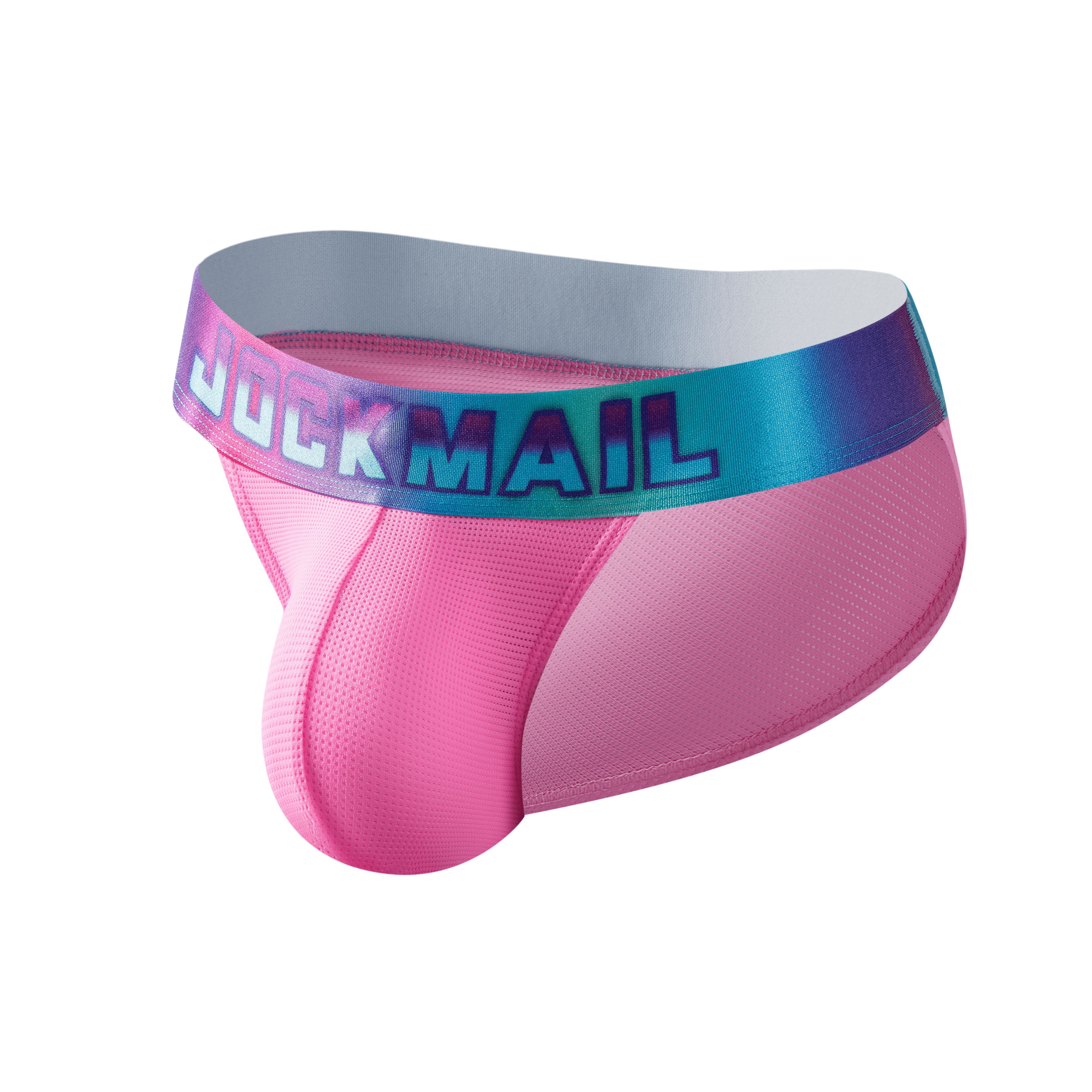 Men's JOCKMAIL JM314 - Neon Retro Brief