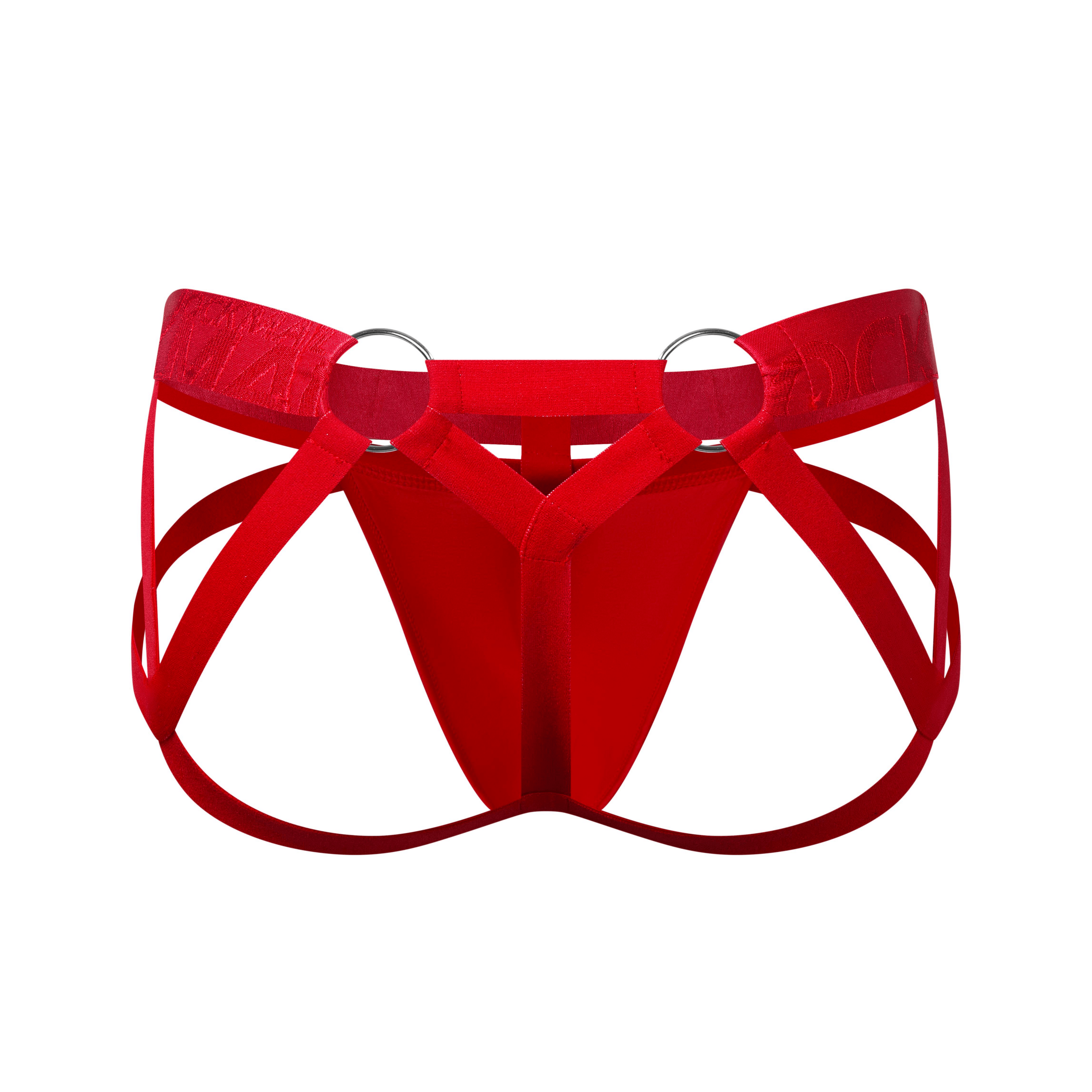 Men's JOCKMAIL JM253 - Monochromatic Spider Fetish Jockstrap