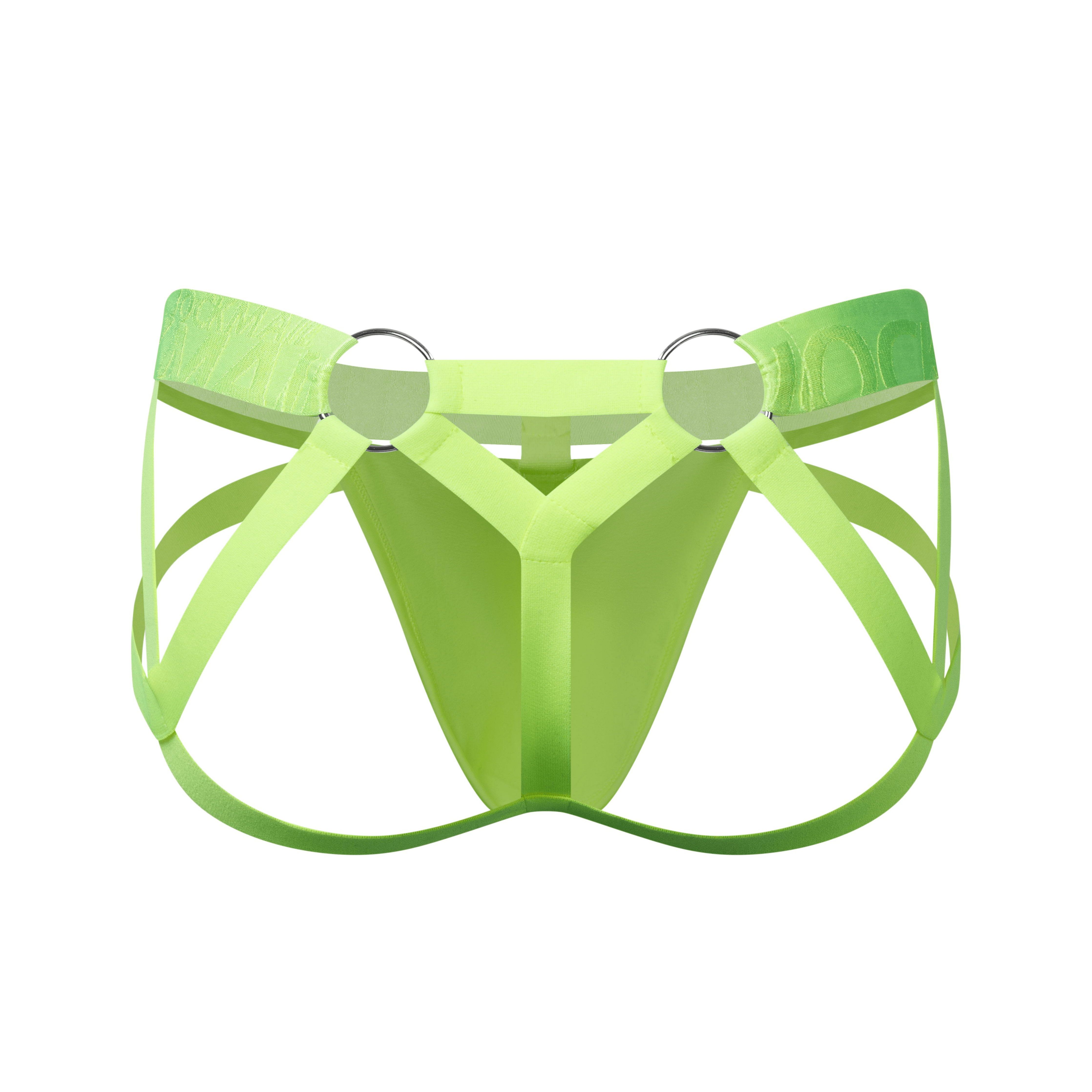 Men's JOCKMAIL JM253 - Monochromatic Spider Fetish Jockstrap