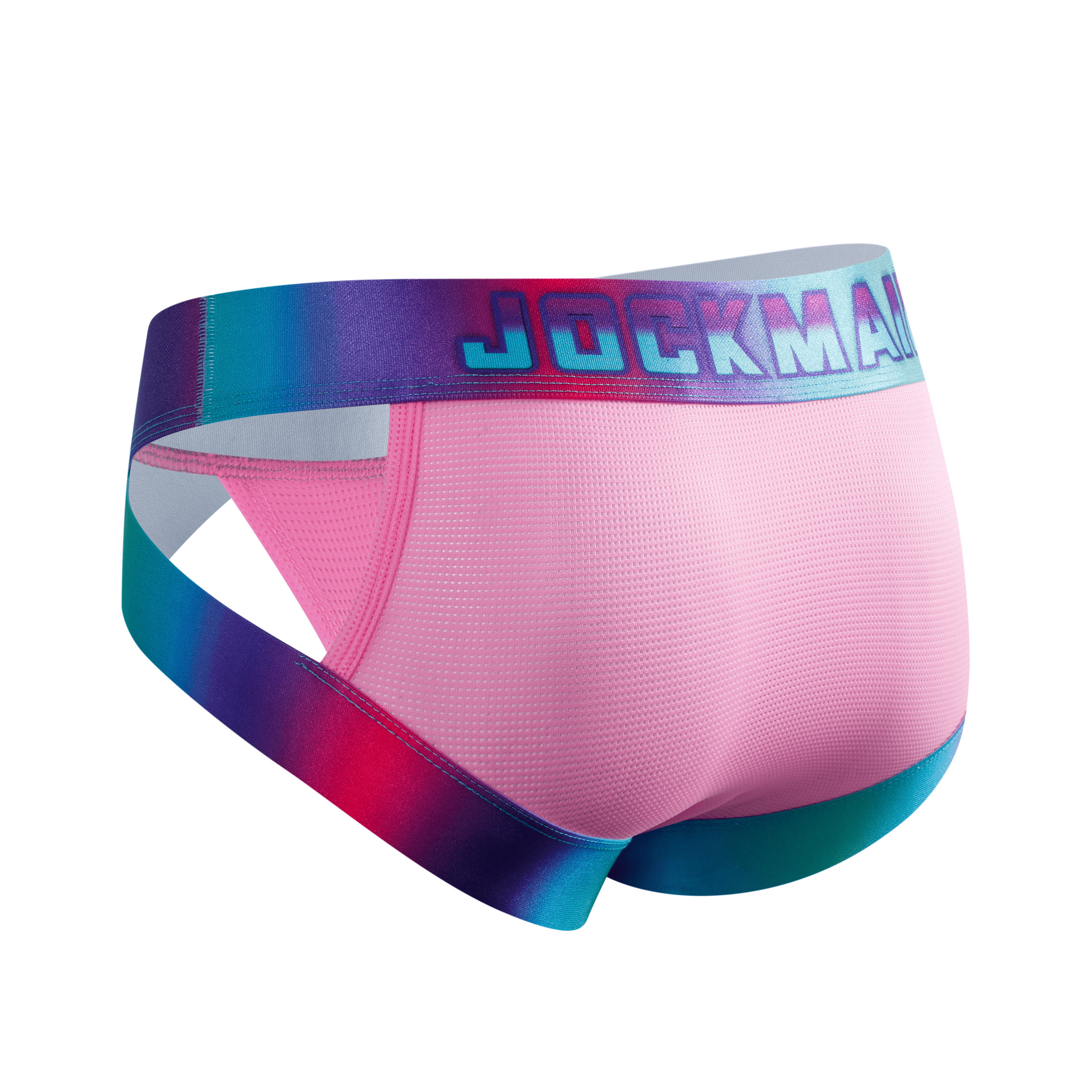 Men's JOCKMAIL JM317 - Neon Retro Side Cut Brief