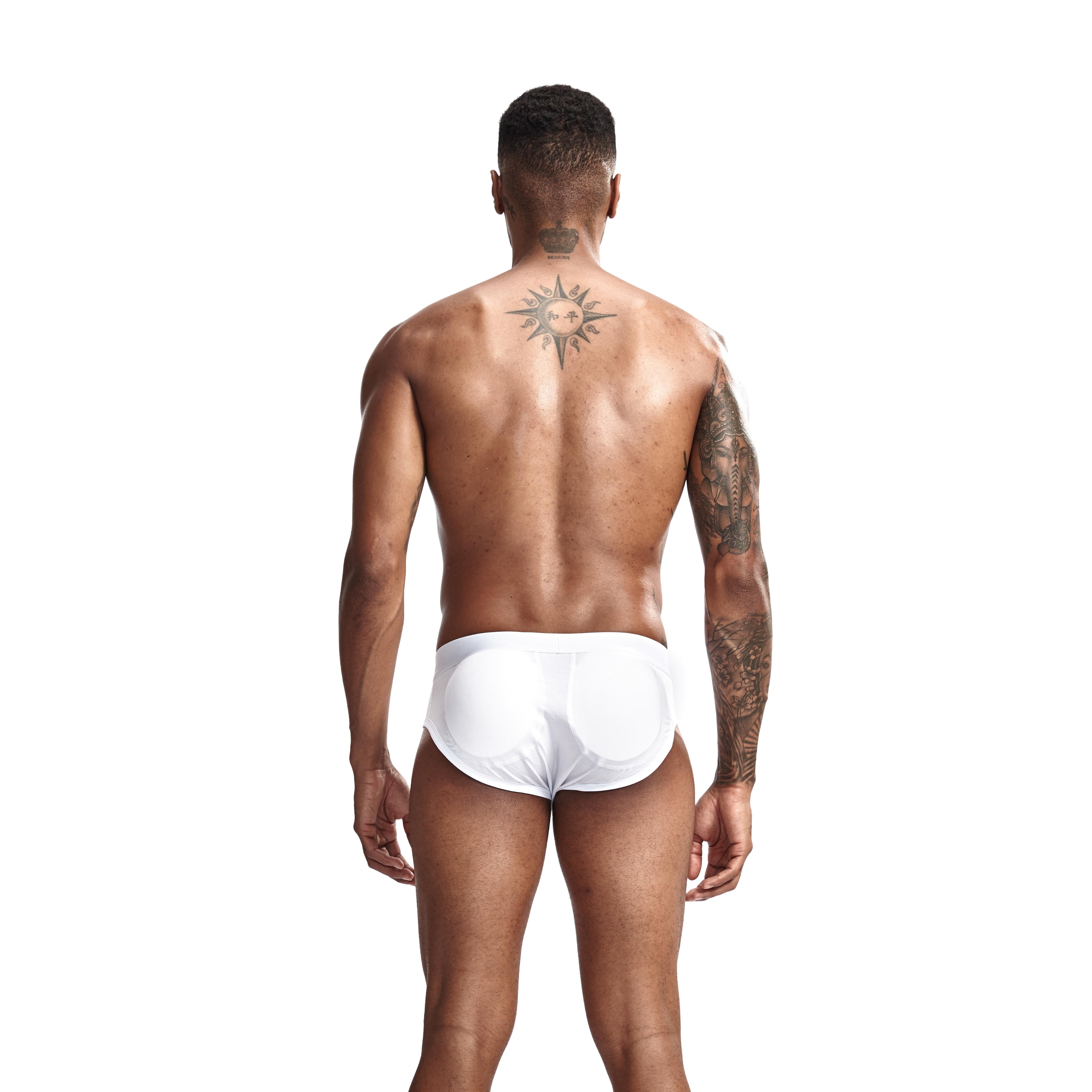 Men's JOCKMAIL JM360 Brief - Black - Grey - White