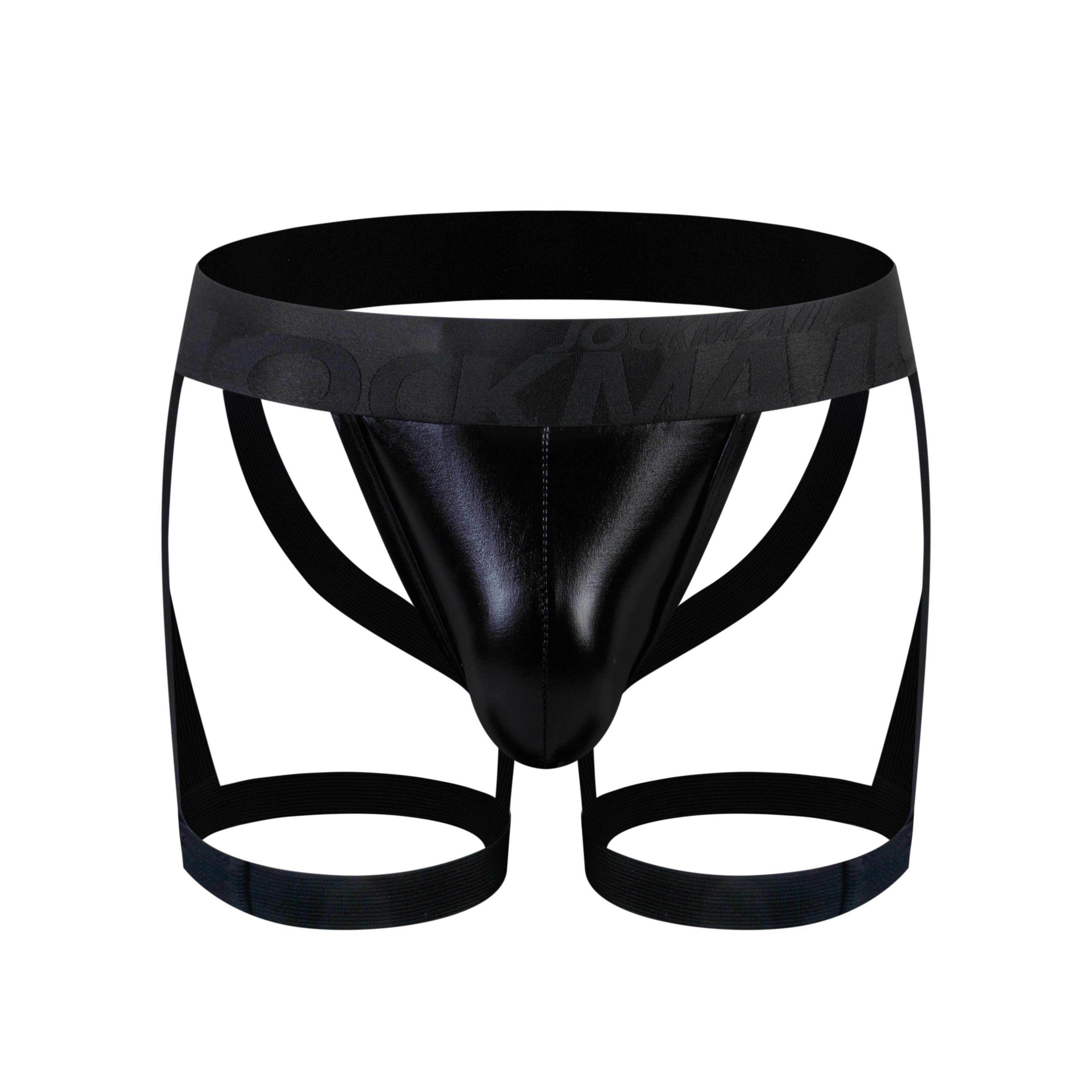 Men's JOCKMAIL JM259 - Iridescent Jockstrap + Leg Straps