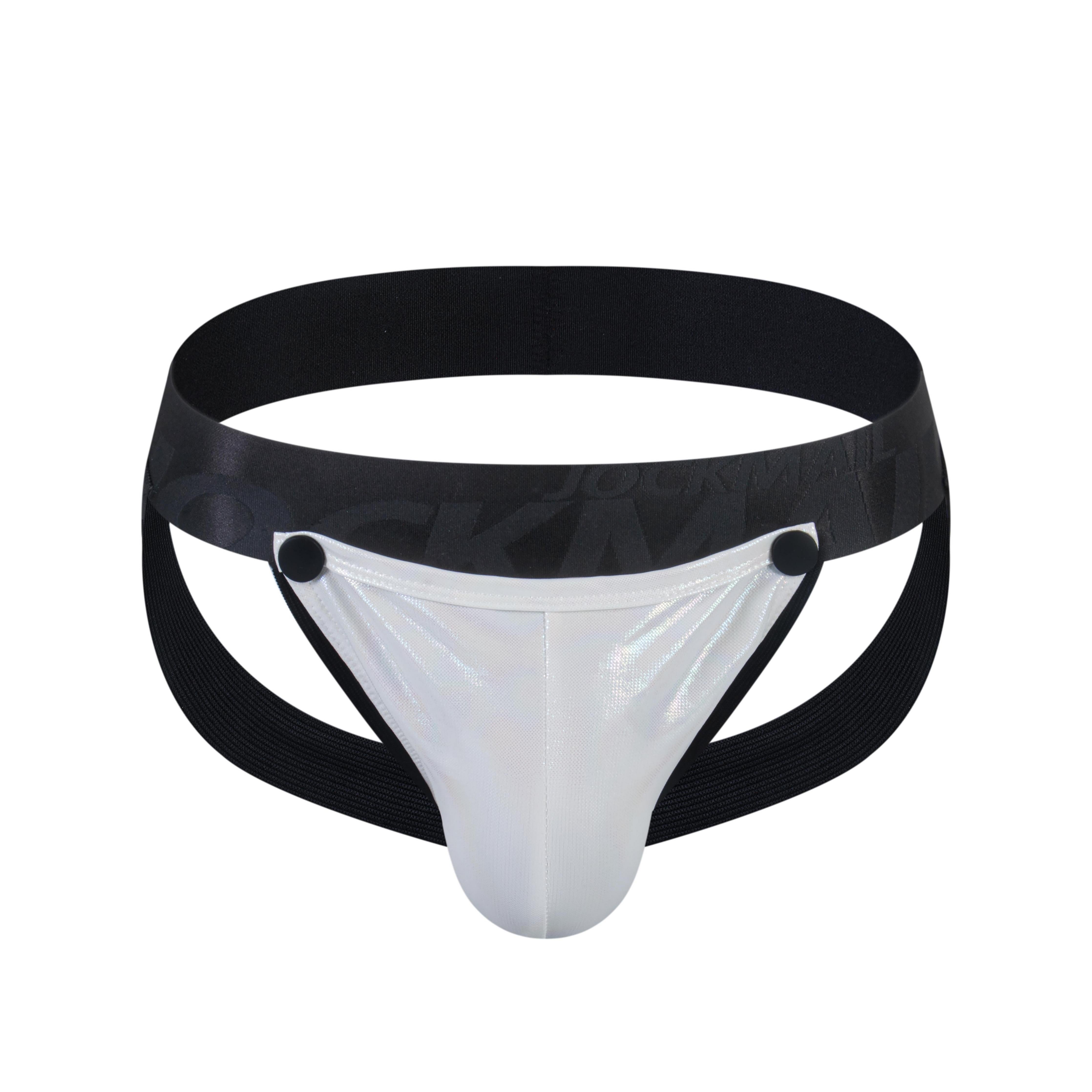Men's JOCKMAIL JM257 - Detachable Iridescent Pouch Jockstrap