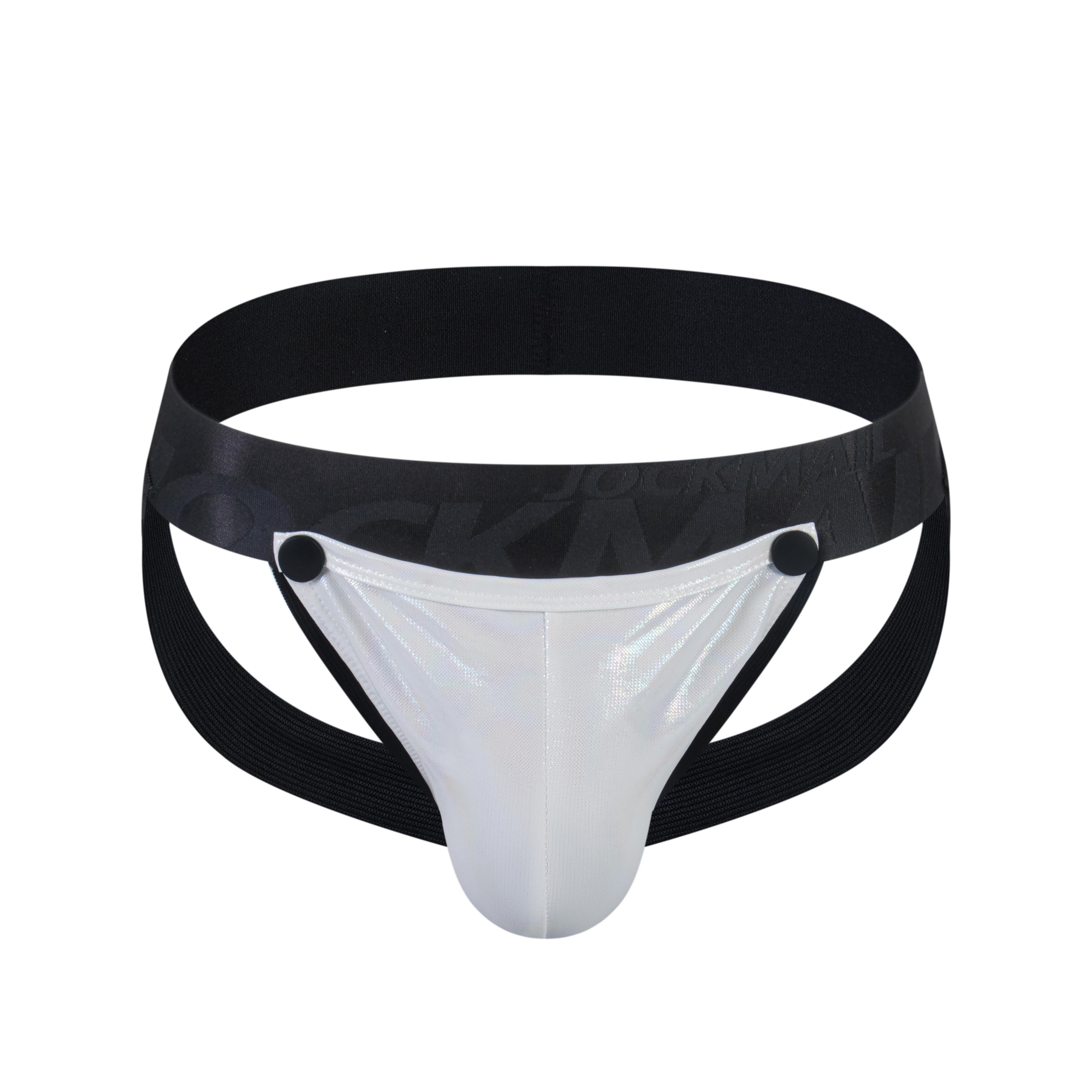 Men's JOCKMAIL JM257 - Detachable Iridescent Pouch Jockstrap