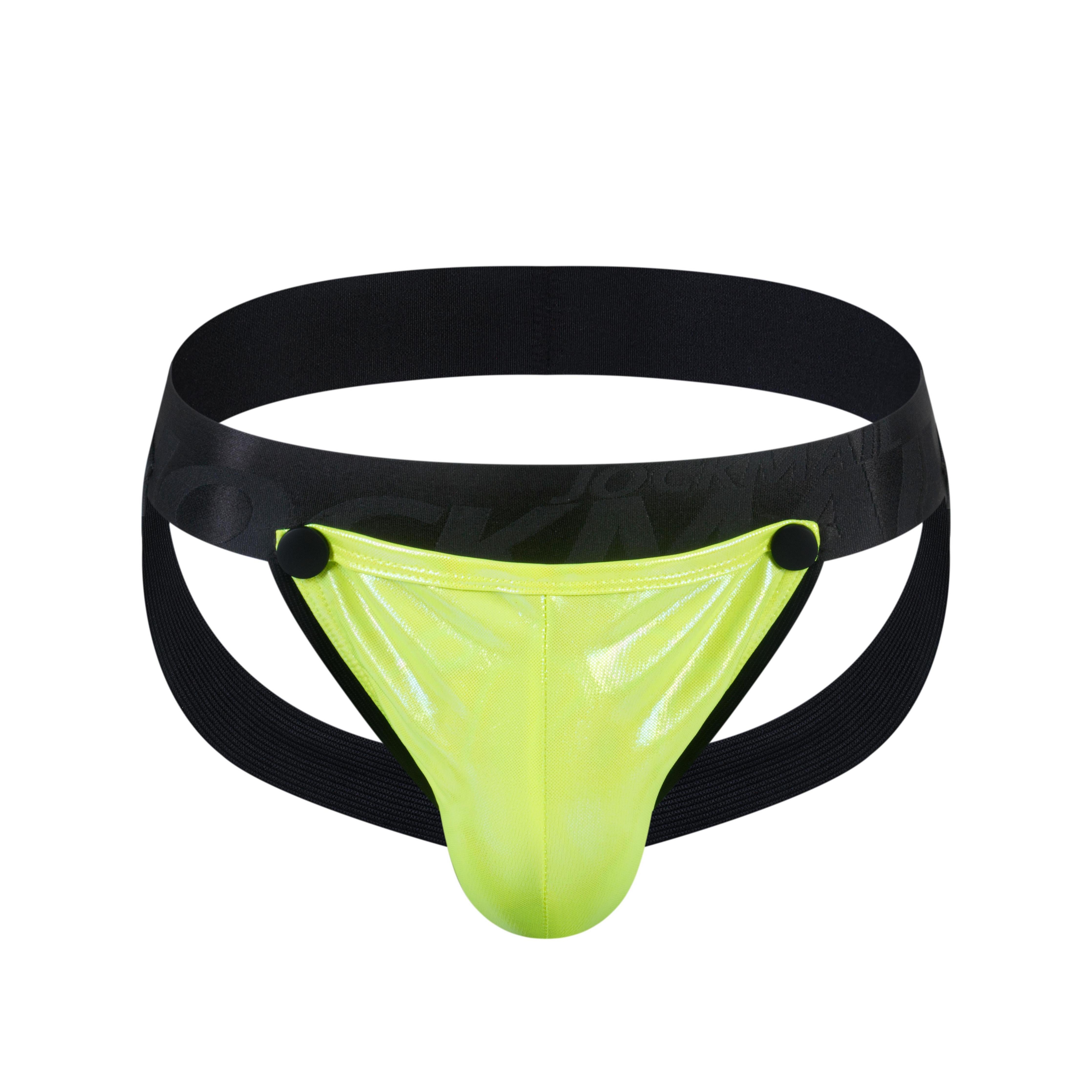 Men's JOCKMAIL JM257 - Detachable Iridescent Pouch Jockstrap