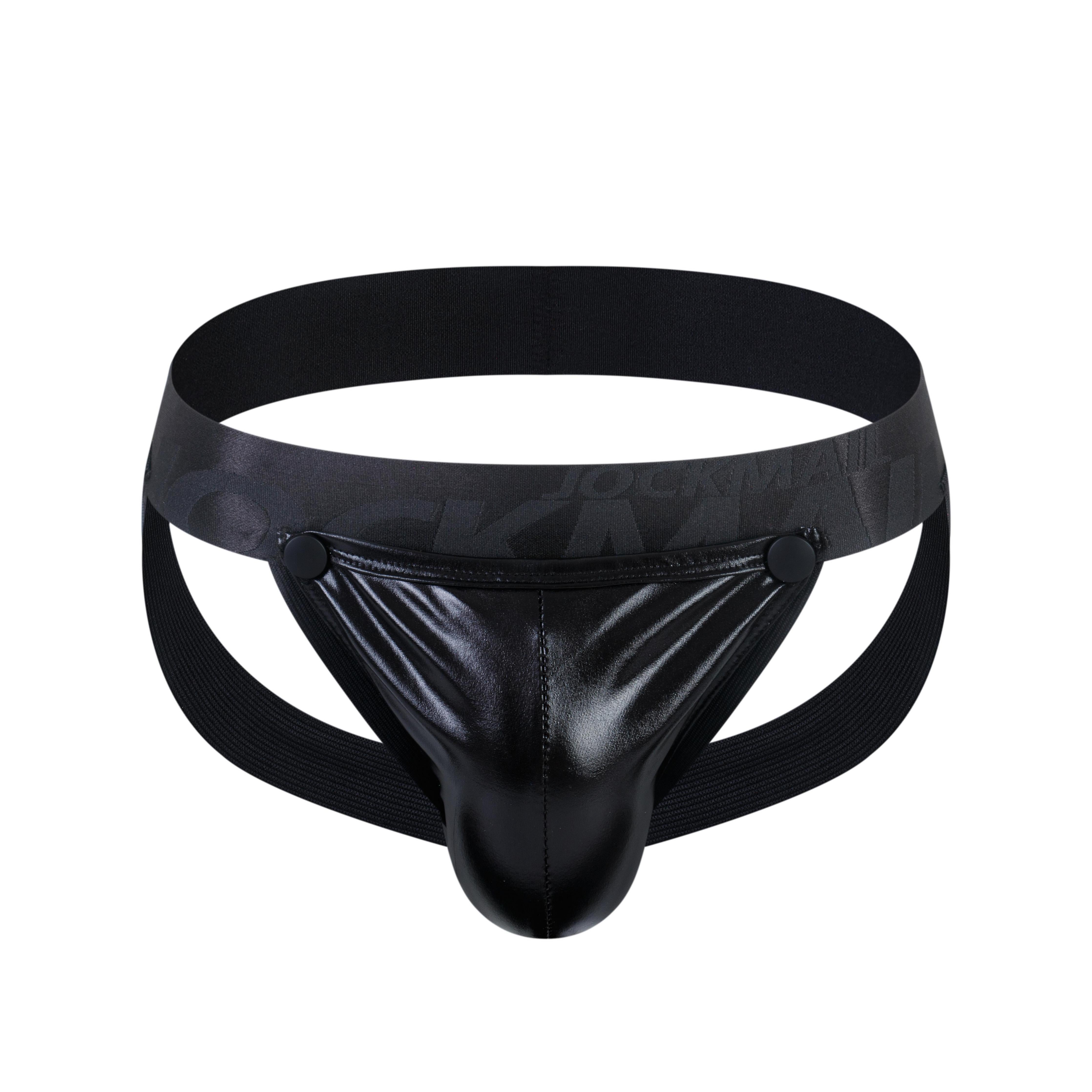 Men's JOCKMAIL JM257 - Detachable Iridescent Pouch Jockstrap