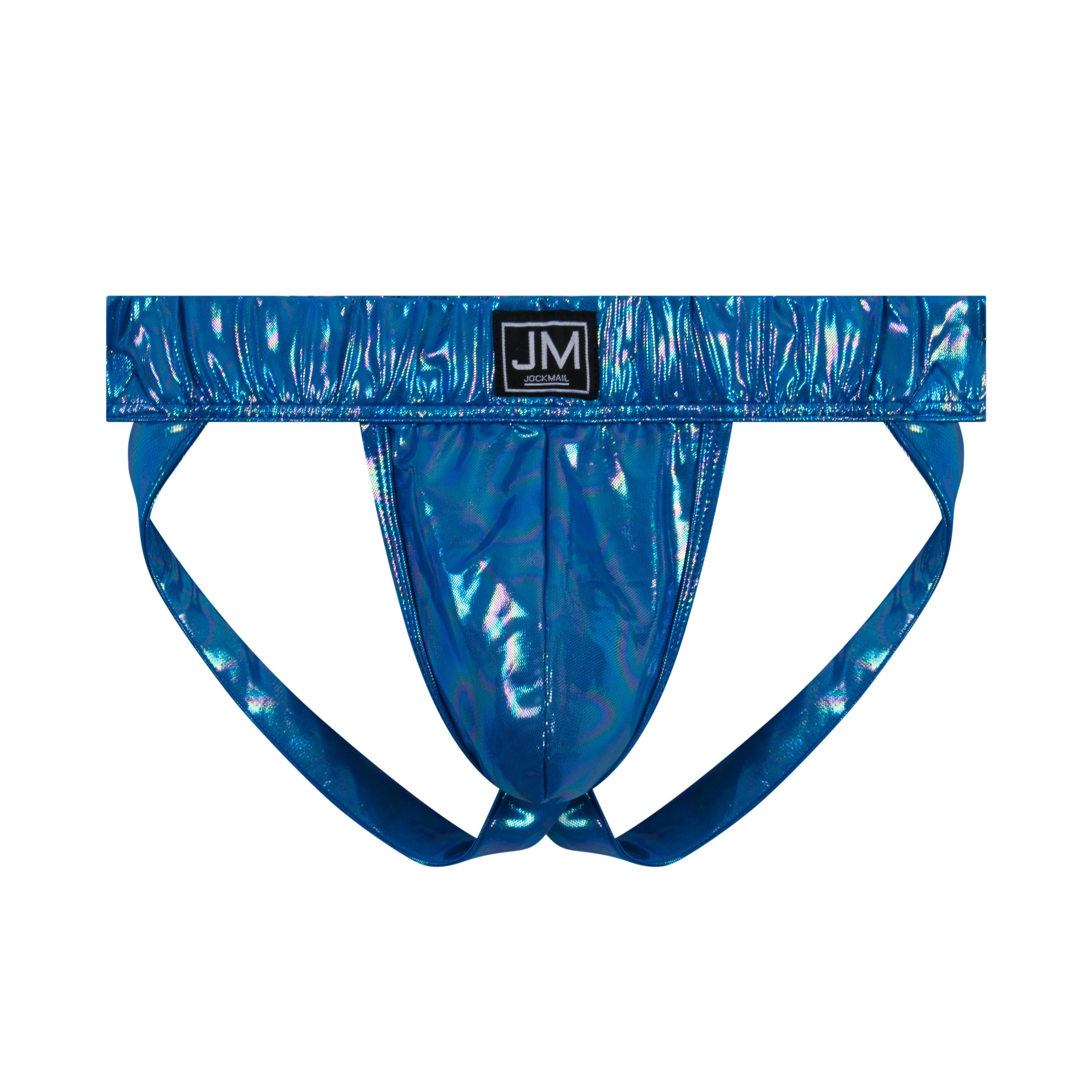 Men's JOCKMAIL JM258 - Iridescent Ribbed Jockstrap