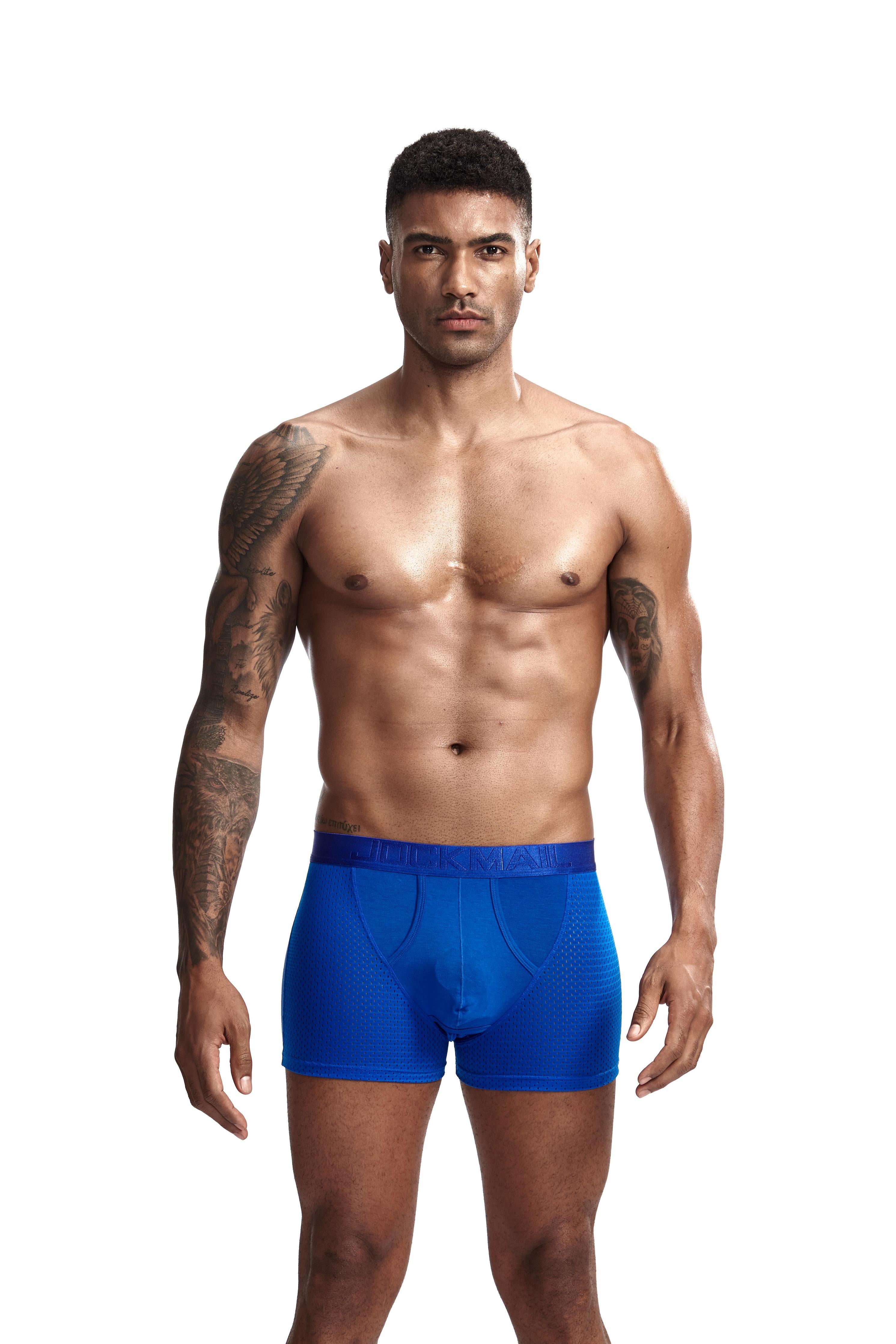 Men's JOCKMAIL JM451 - Black - Blue - Navy - White