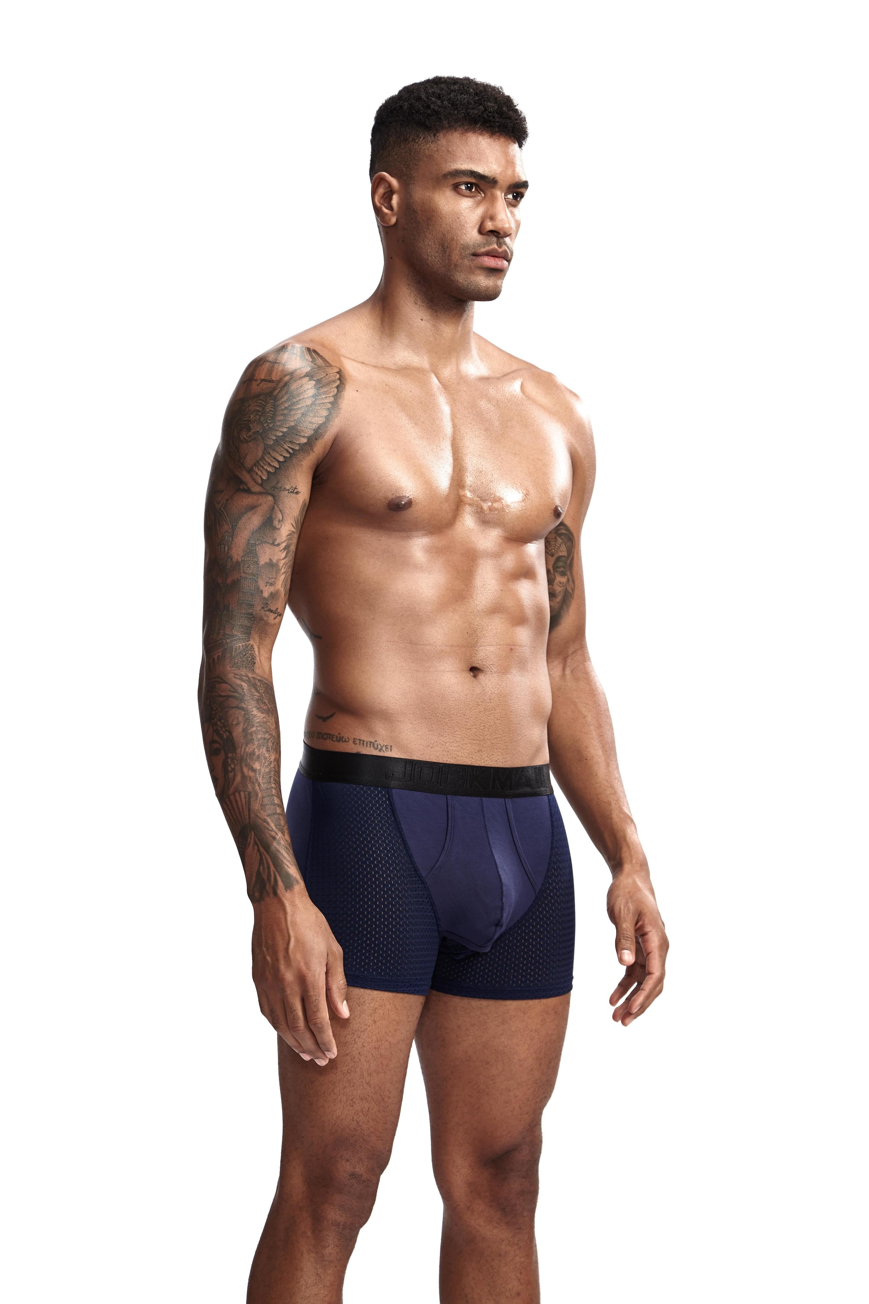 Men's JOCKMAIL JM451 - Black - Blue - Navy - White