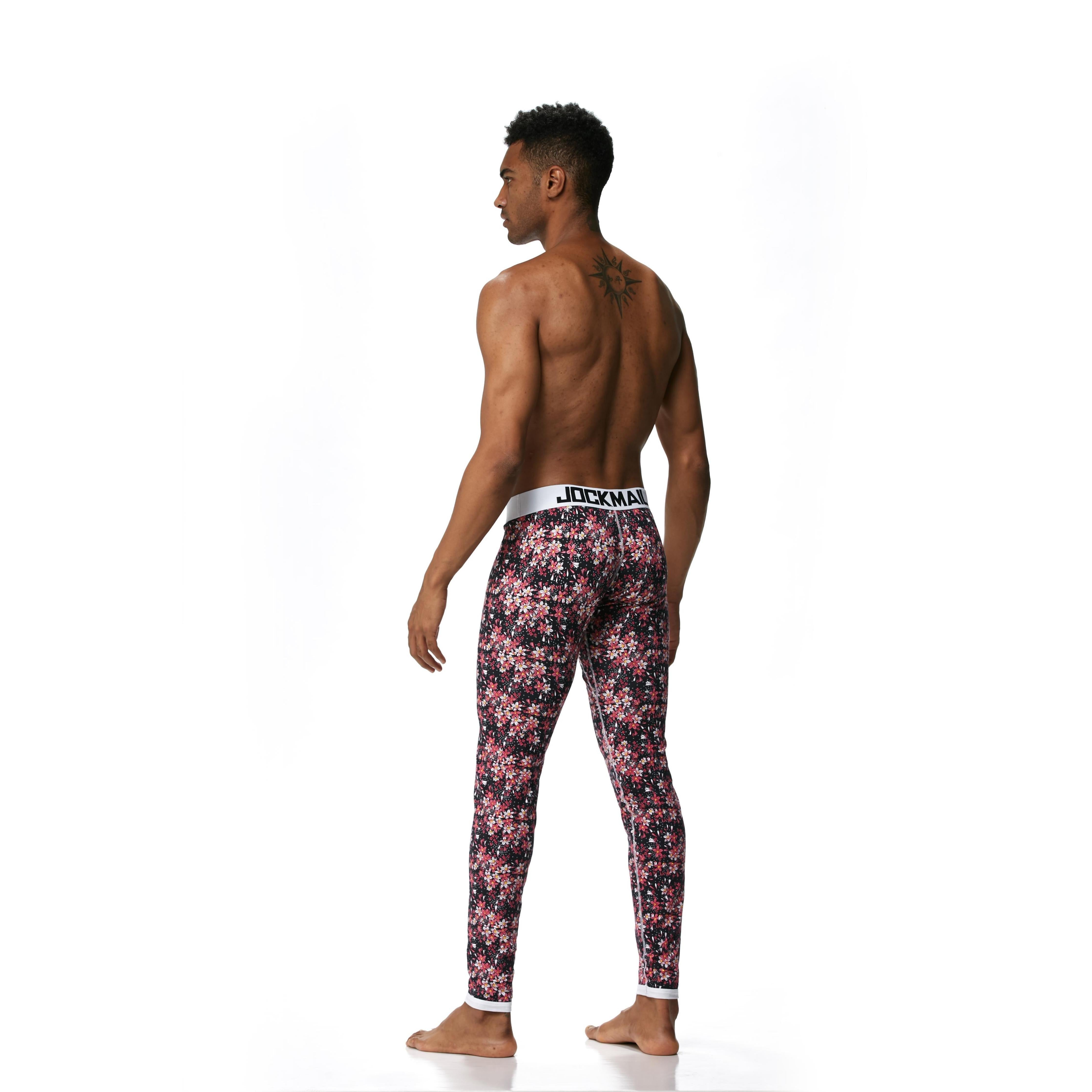 Men's JOCKMAIL JM1105 - Floral Longjohn - JOCKMAIL