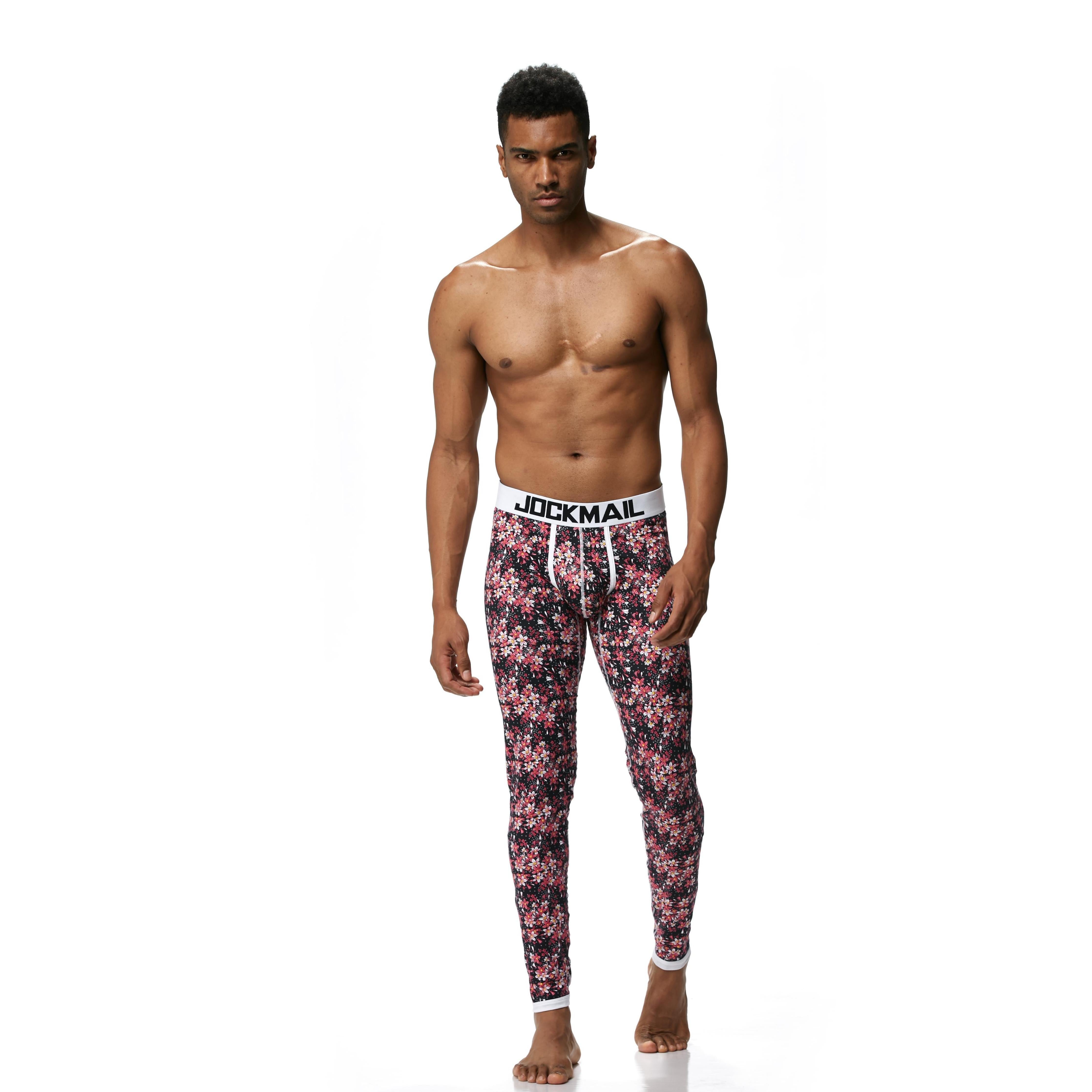 Men's JOCKMAIL JM1105 - Floral Longjohn - JOCKMAIL