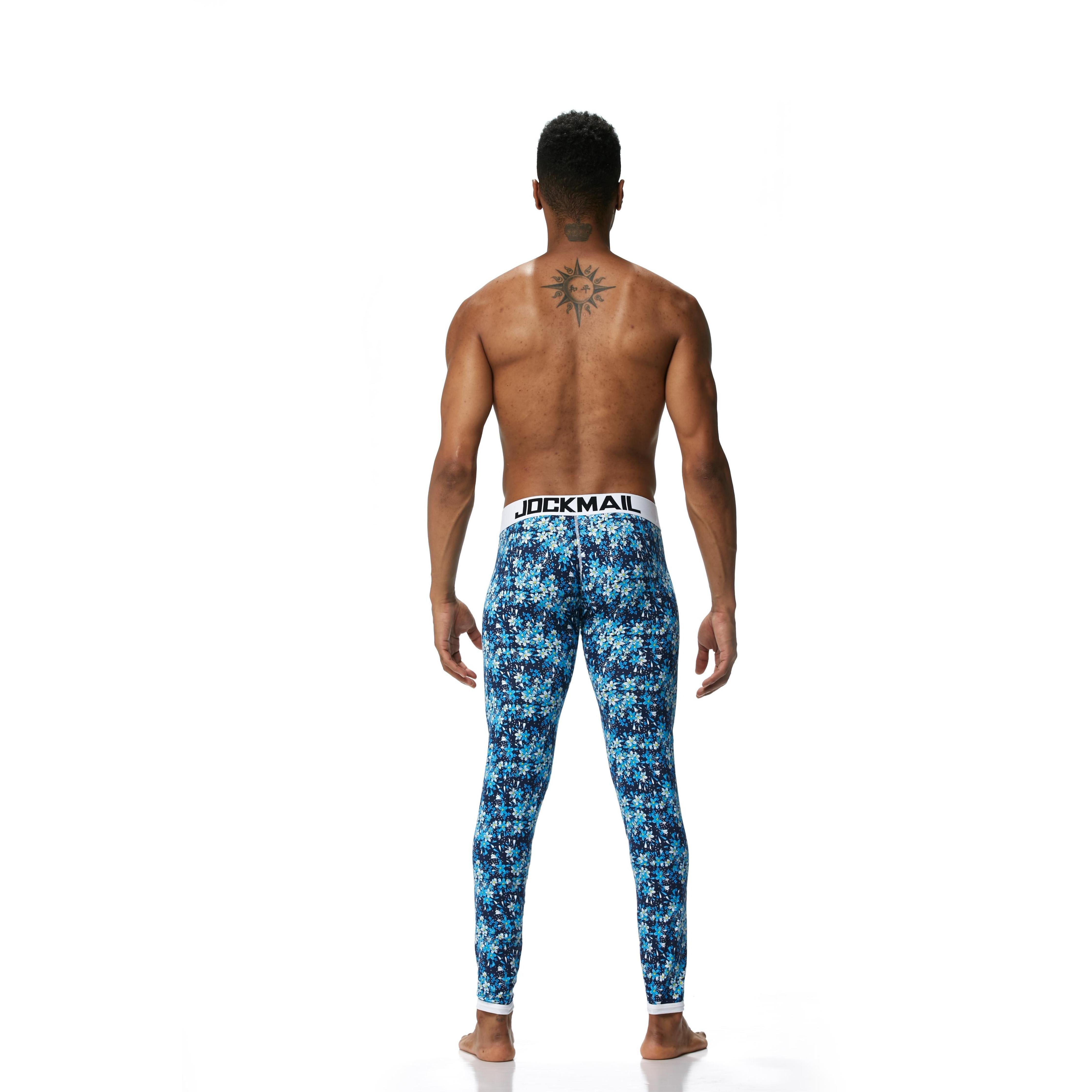 Men's JOCKMAIL JM1105 - Floral Longjohn - JOCKMAIL