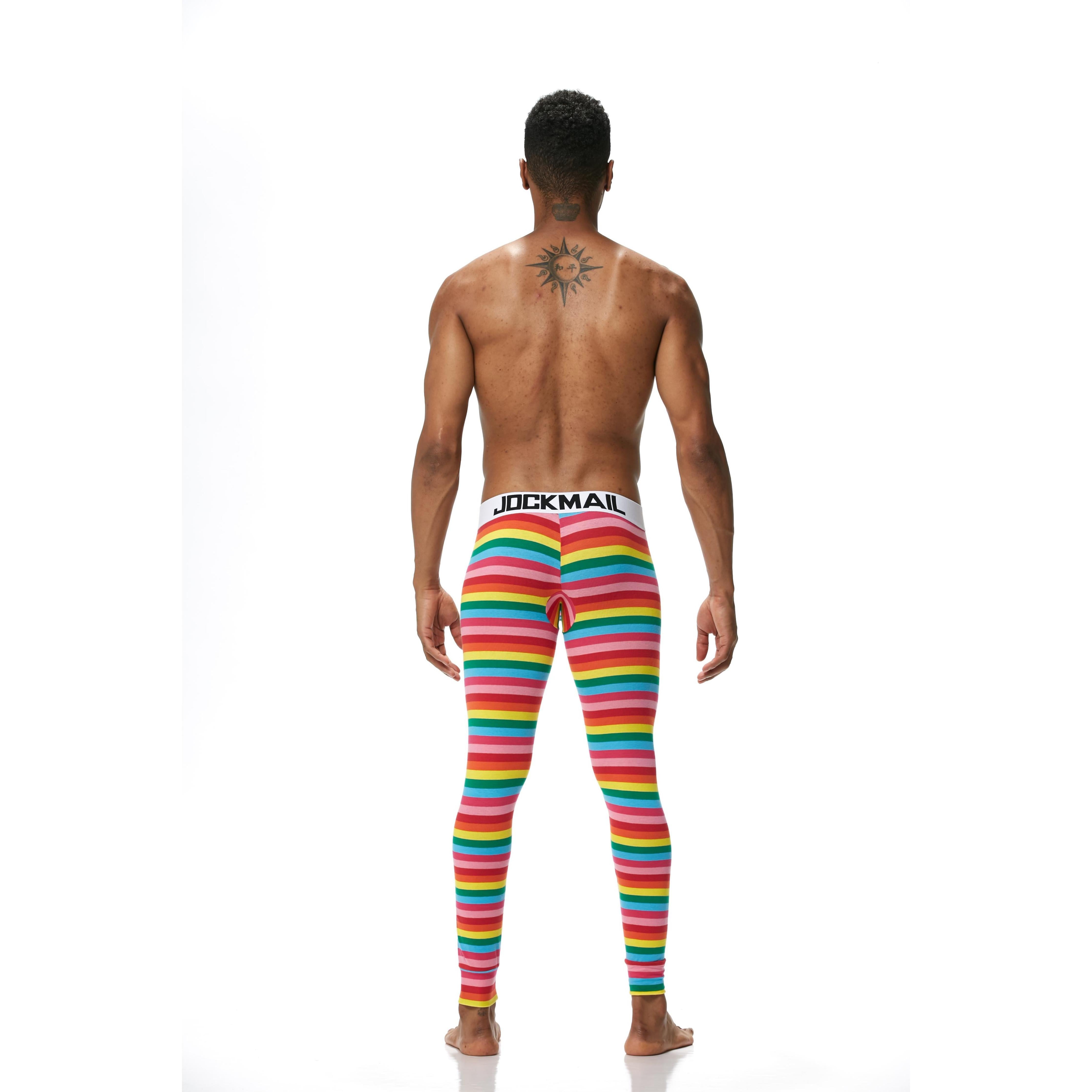 Men's JOCKMAIL JM1106 - Stripe Longjohn - JOCKMAIL