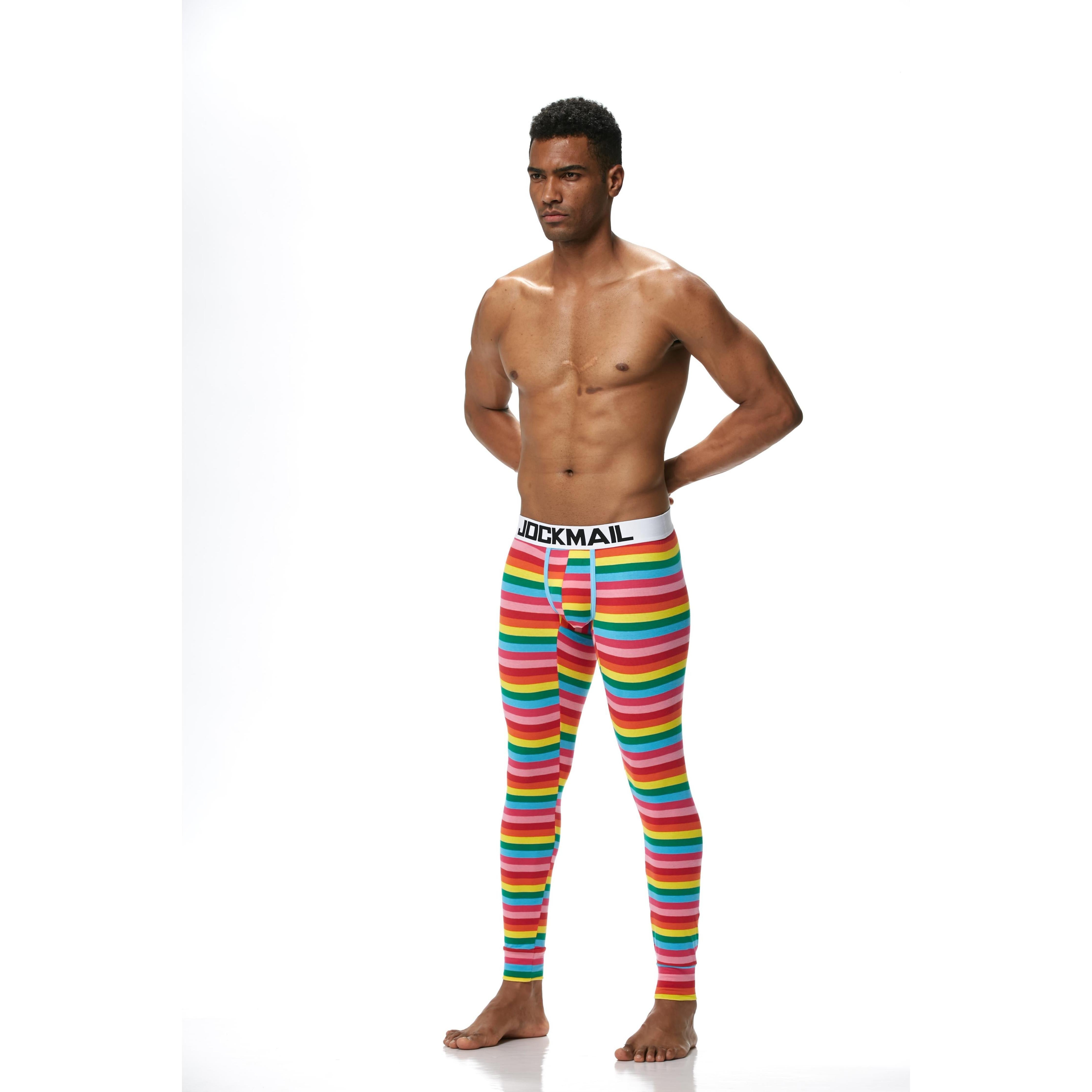 Men's JOCKMAIL JM1106 - Stripe Longjohn - JOCKMAIL