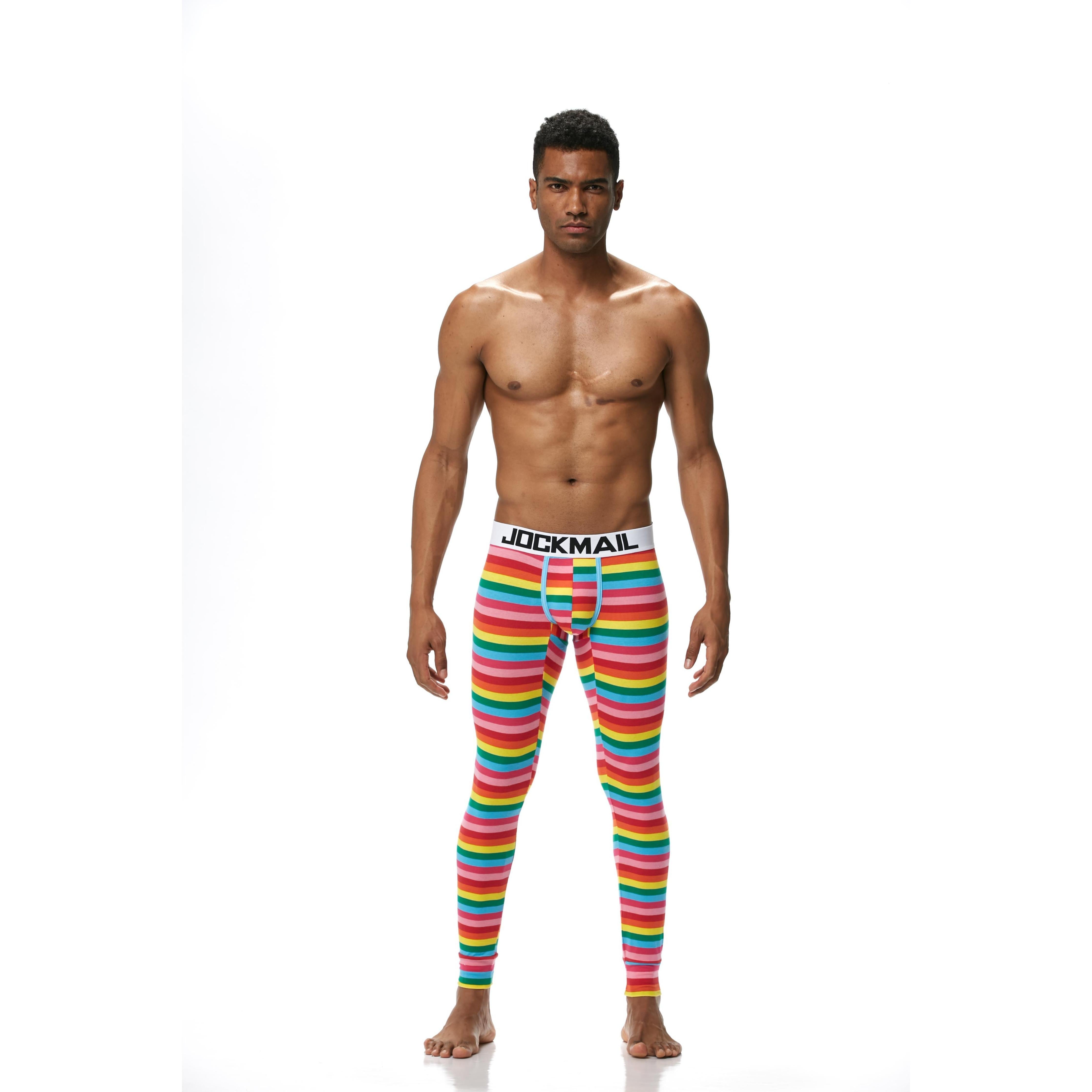 Men's JOCKMAIL JM1106 - Stripe Longjohn - JOCKMAIL