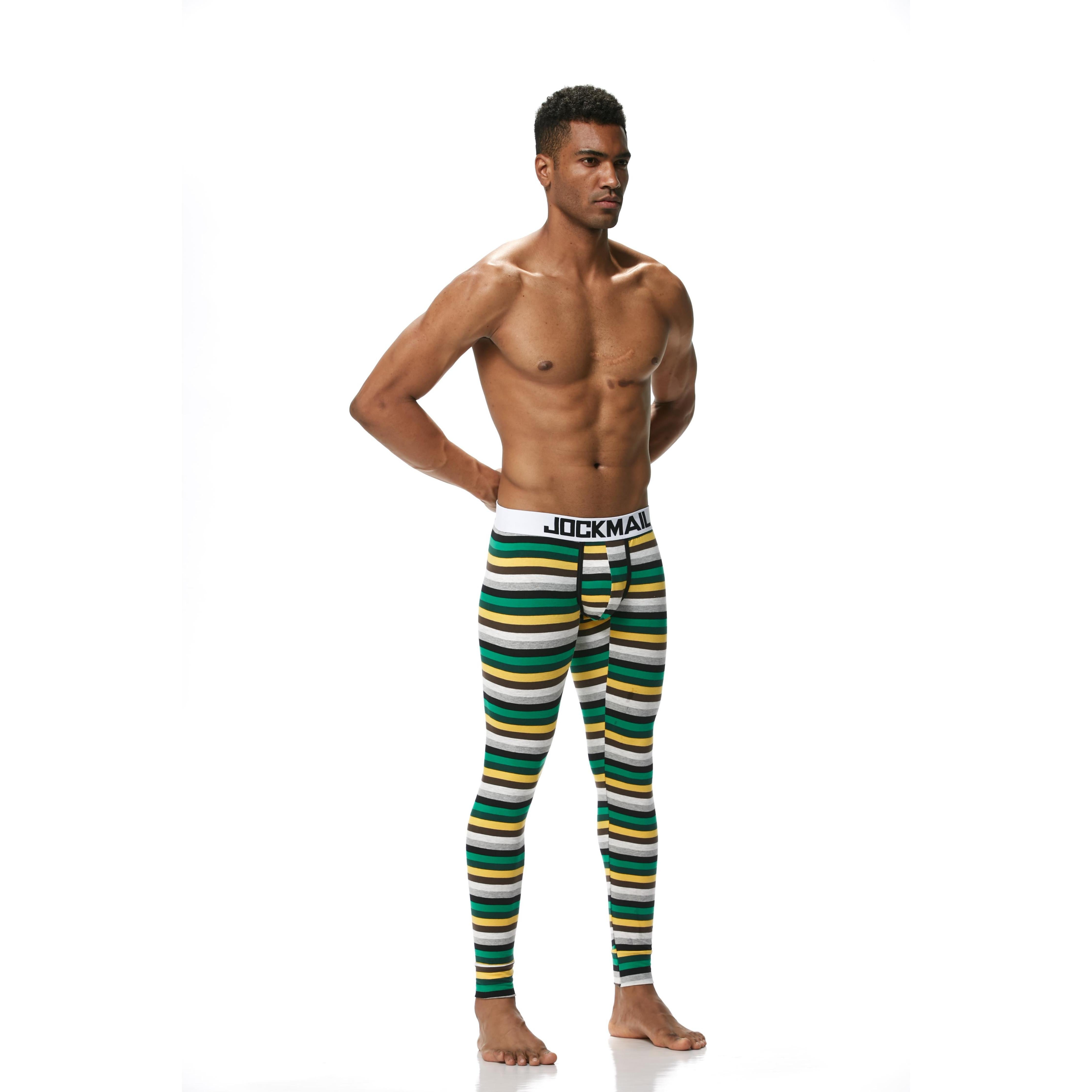 Men's JOCKMAIL JM1106 - Stripe Longjohn - JOCKMAIL