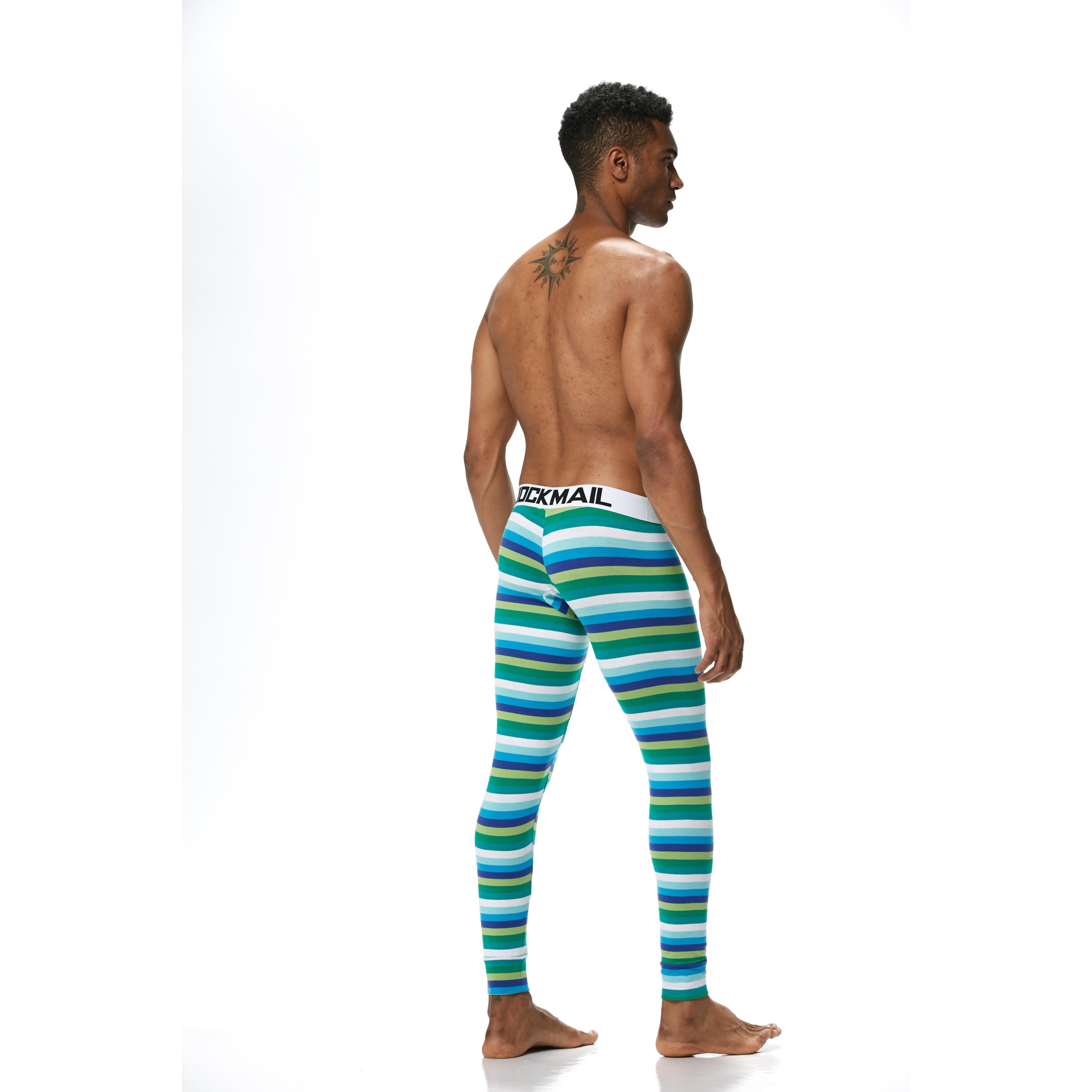 Men's JOCKMAIL JM1106 - Stripe Longjohn - JOCKMAIL