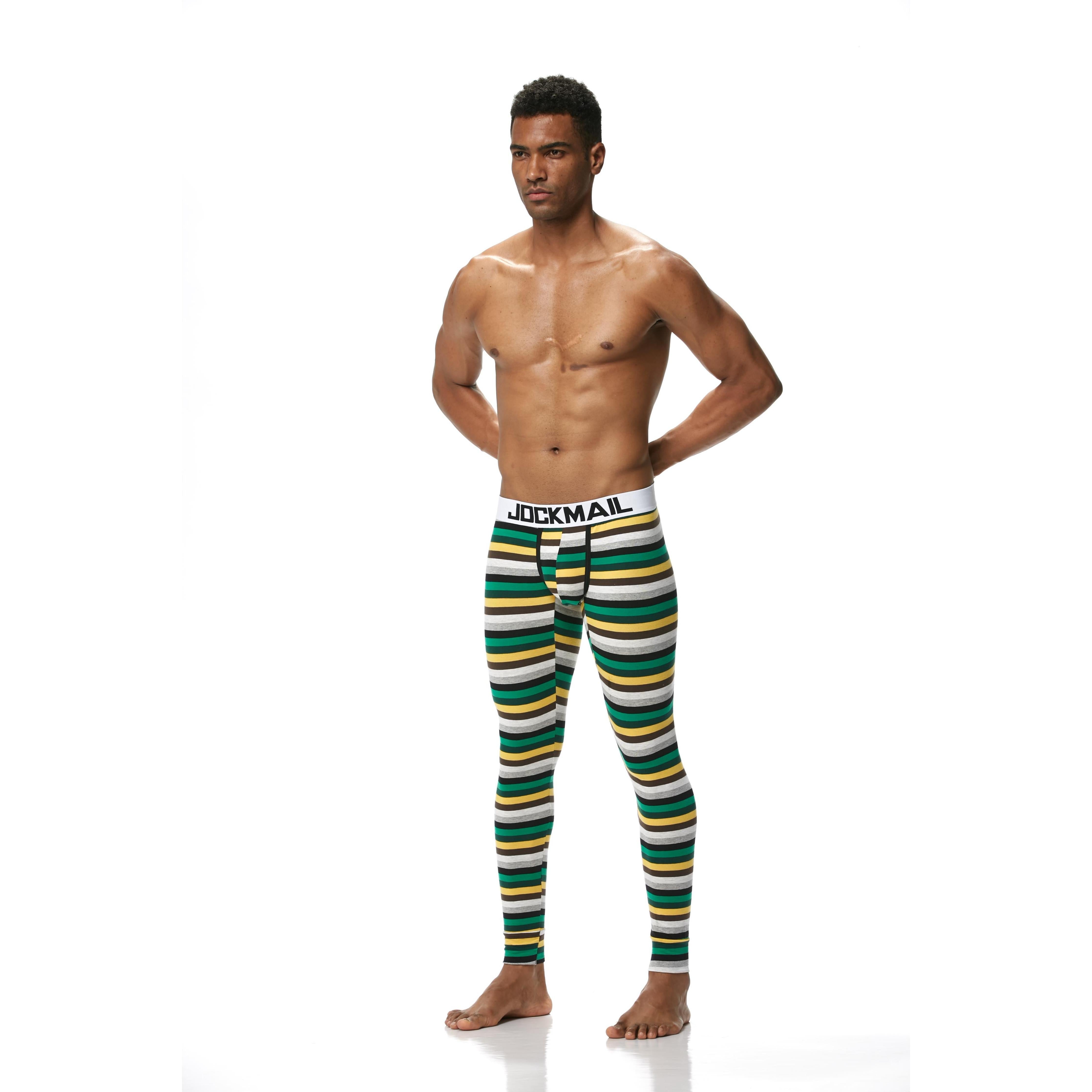 Men's JOCKMAIL JM1106 - Stripe Longjohn - JOCKMAIL