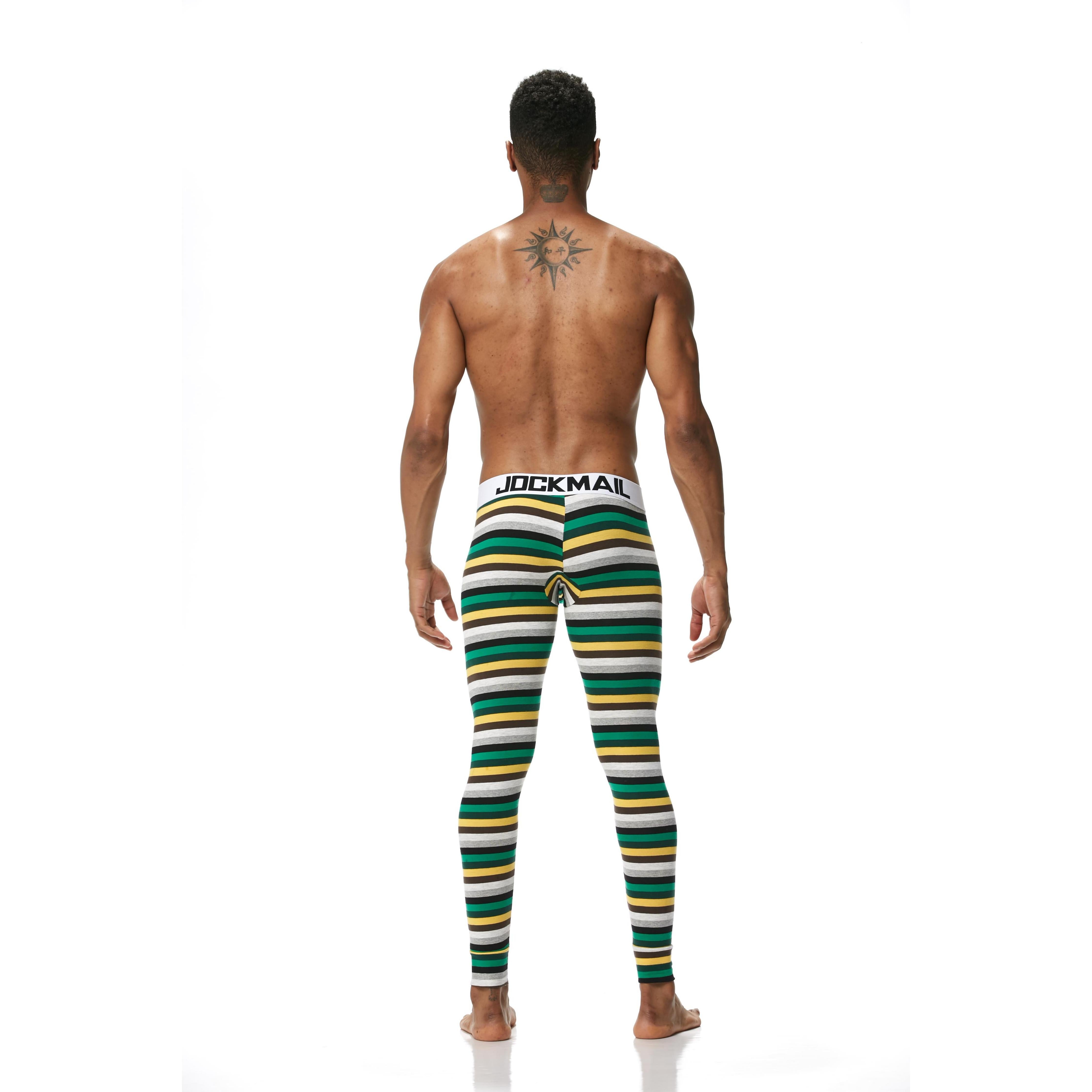 Men's JOCKMAIL JM1106 - Stripe Longjohn - JOCKMAIL