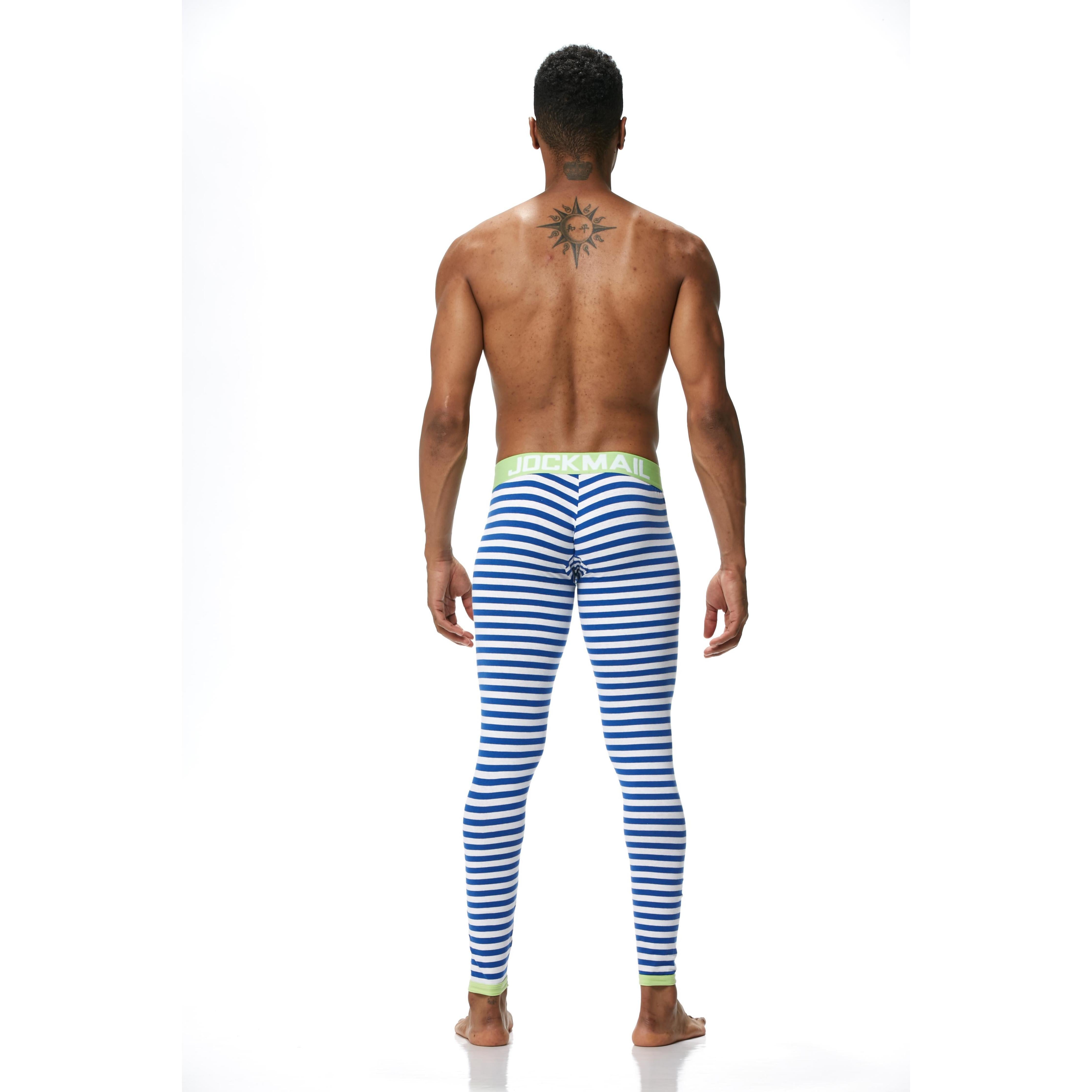 Men's JOCKMAIL JM1107 - Striped Longjohn - JOCKMAIL