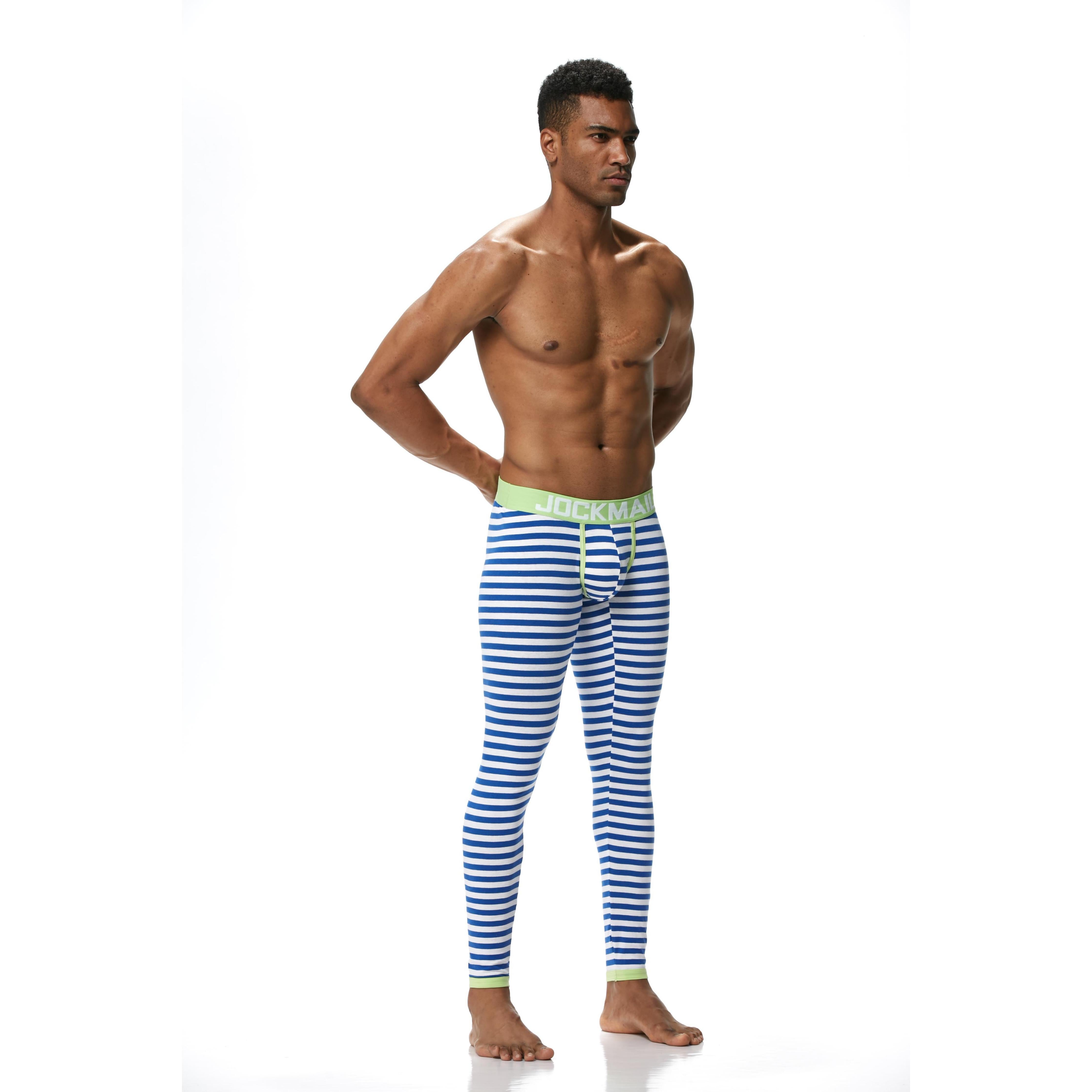 Men's JOCKMAIL JM1107 - Striped Longjohn - JOCKMAIL