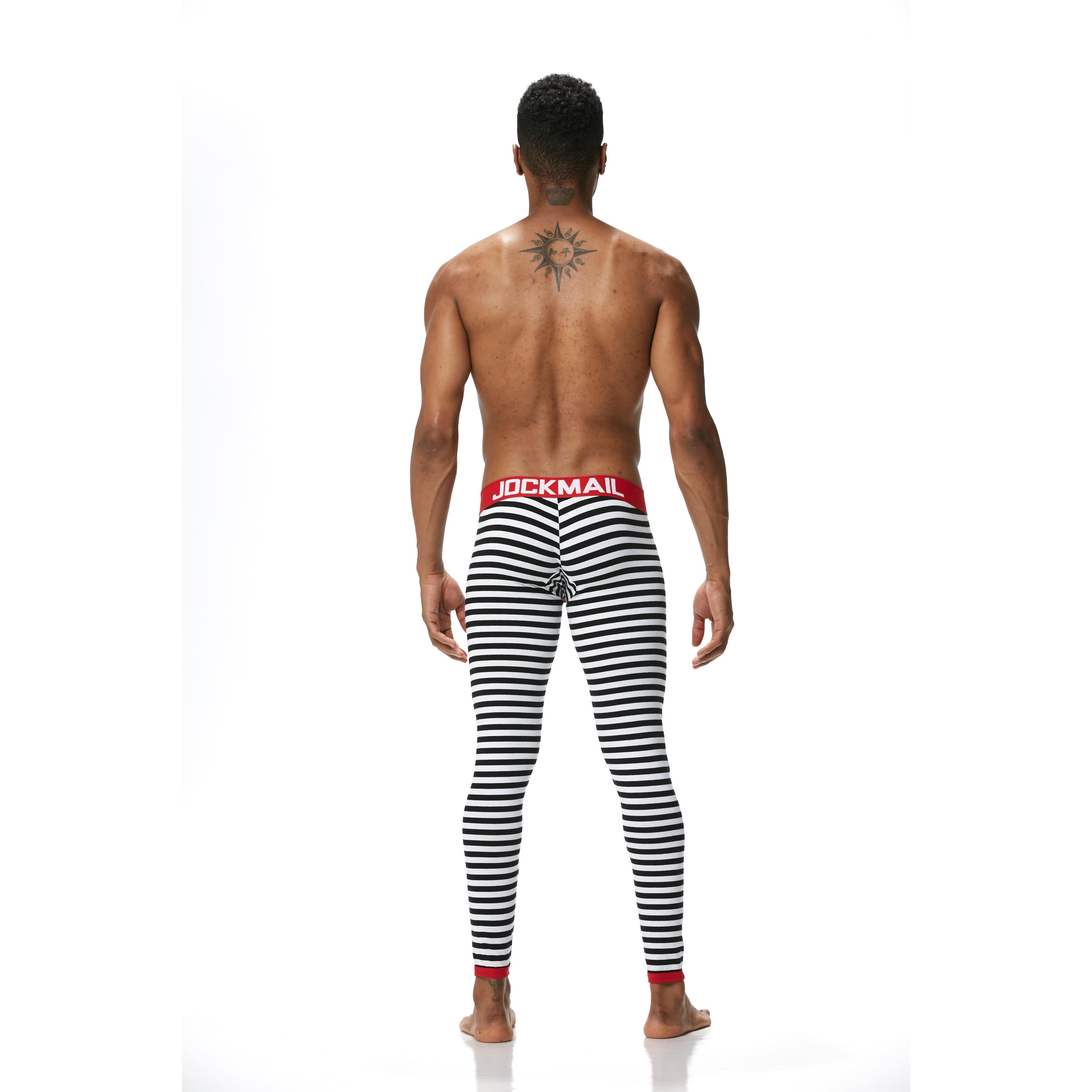 Men's JOCKMAIL JM1107 - Striped Longjohn - JOCKMAIL