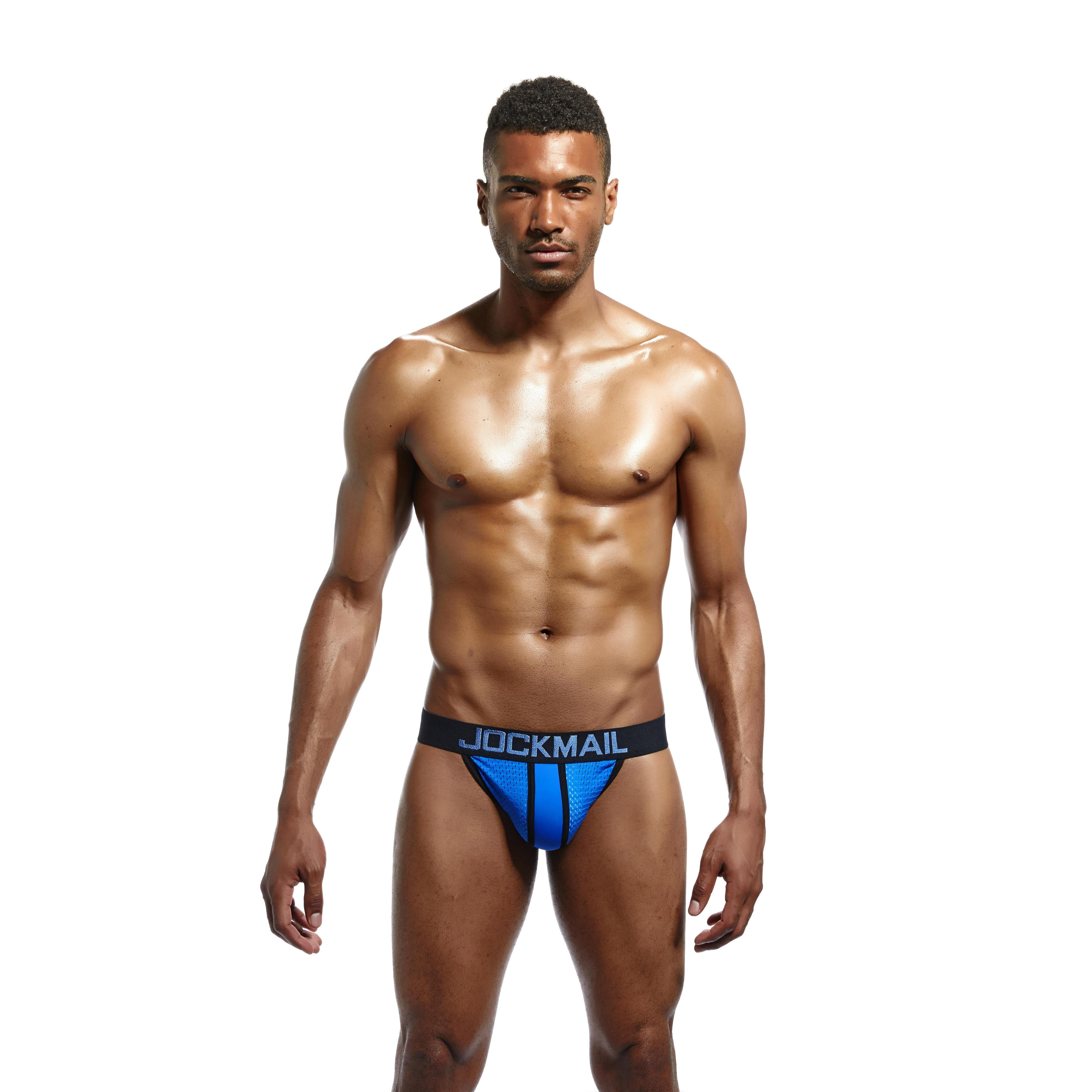 Men's JOCKMAIL JM203 - Mesh Lined Jockstrap - JOCKMAIL