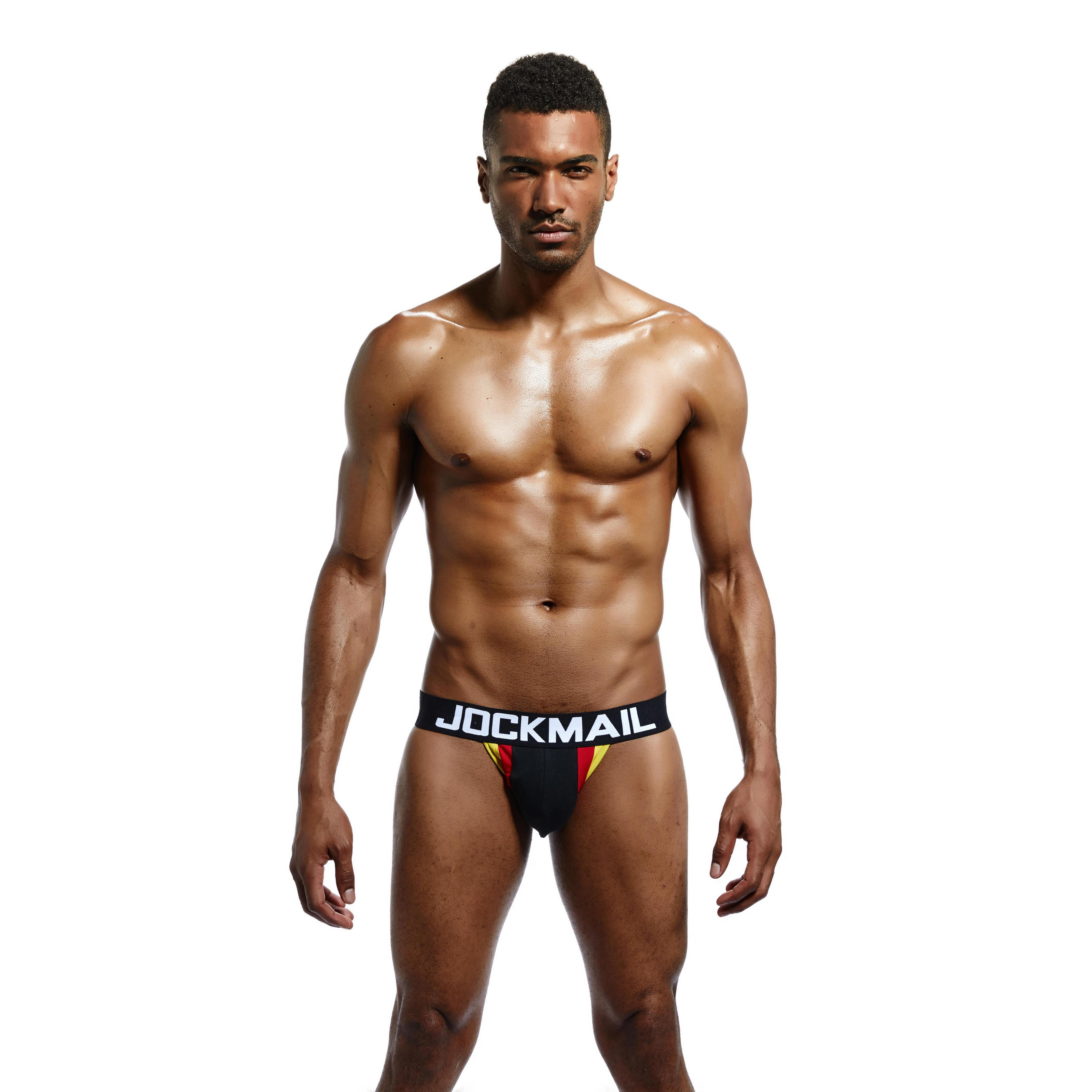 Men's JOCKMAIL JM212 - Tri-tone Jockstrap - JOCKMAIL