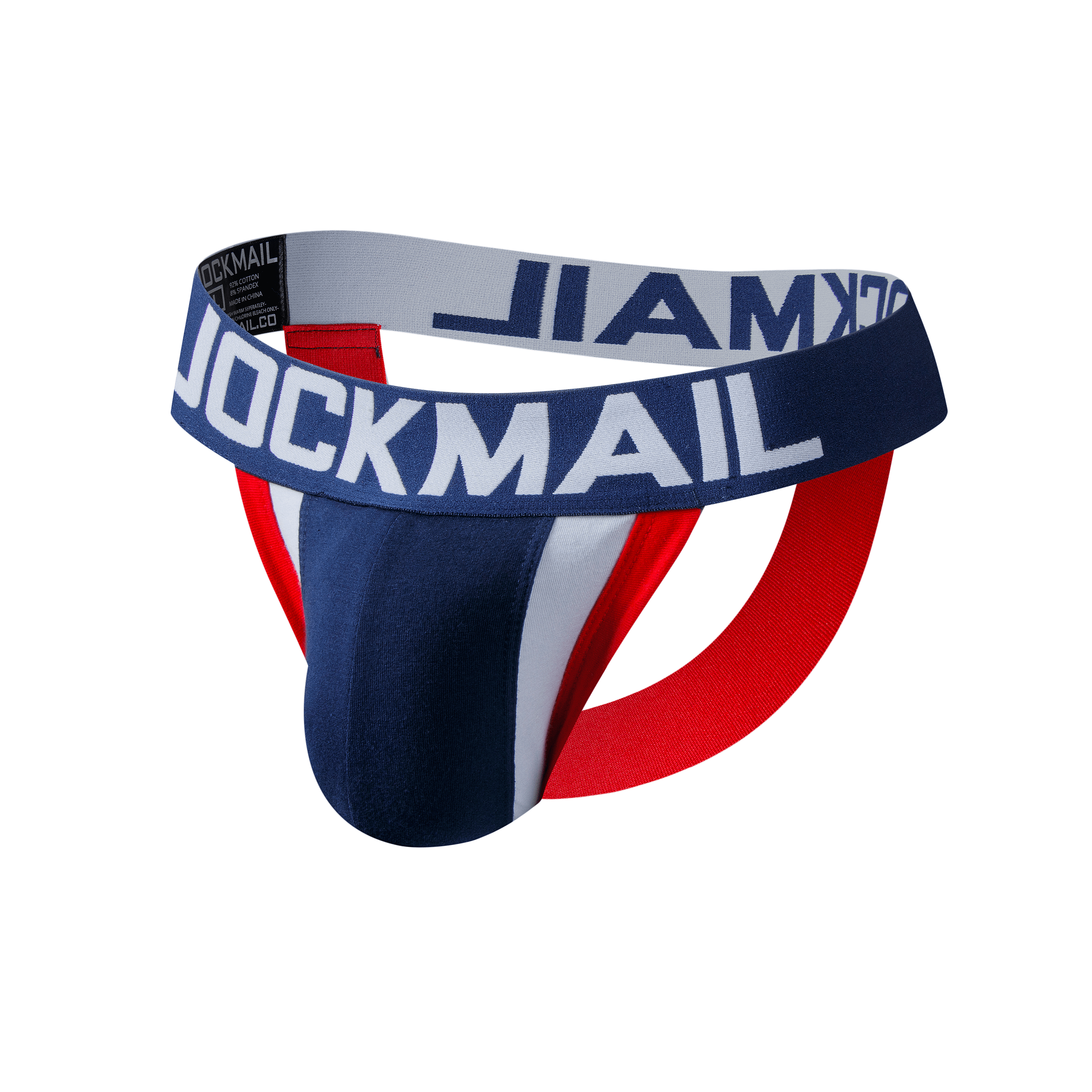 Men's JOCKMAIL JM212 - Tri-tone Jockstrap - JOCKMAIL