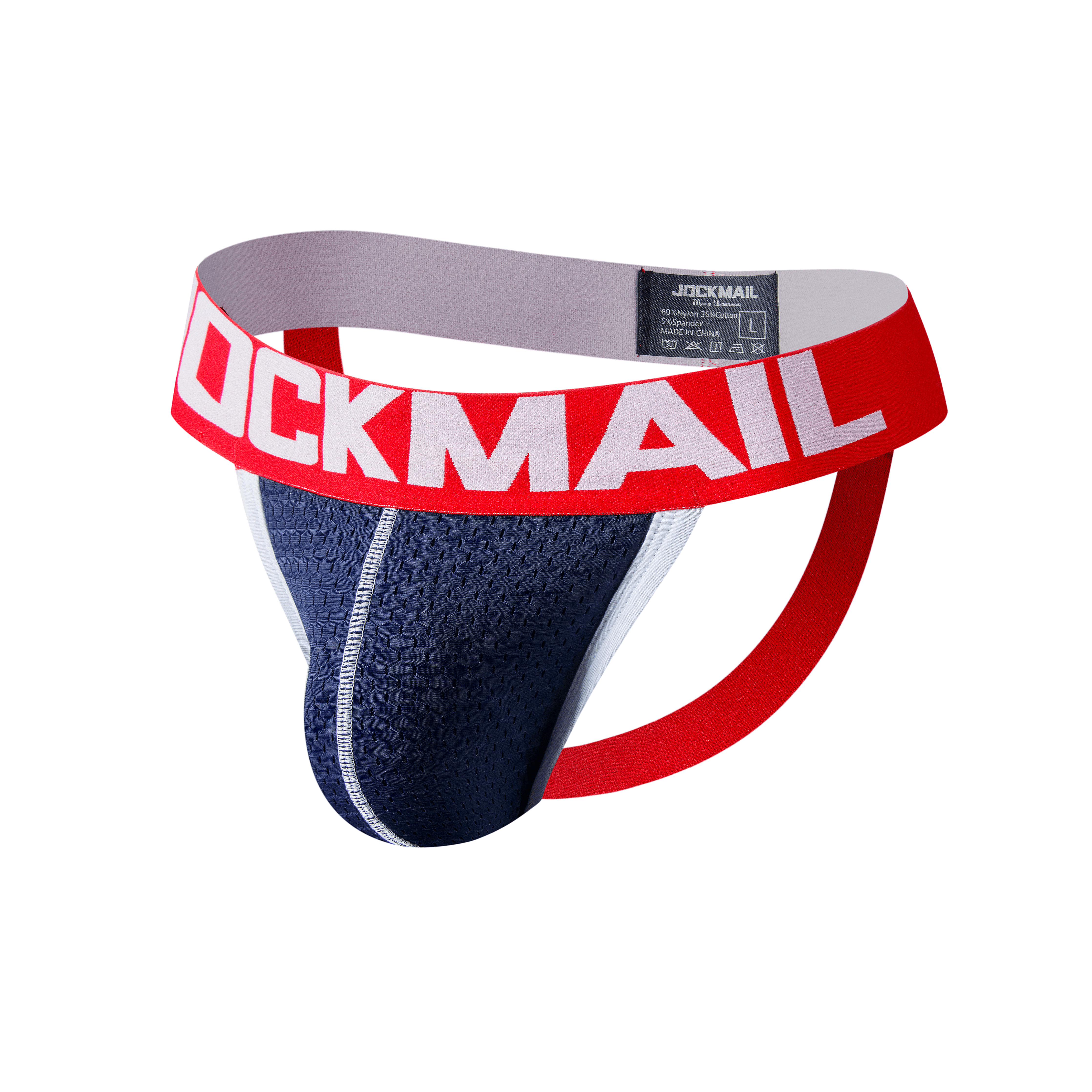 Men's JOCKMAIL JM218 - Mesh Jockstrap - JOCKMAIL