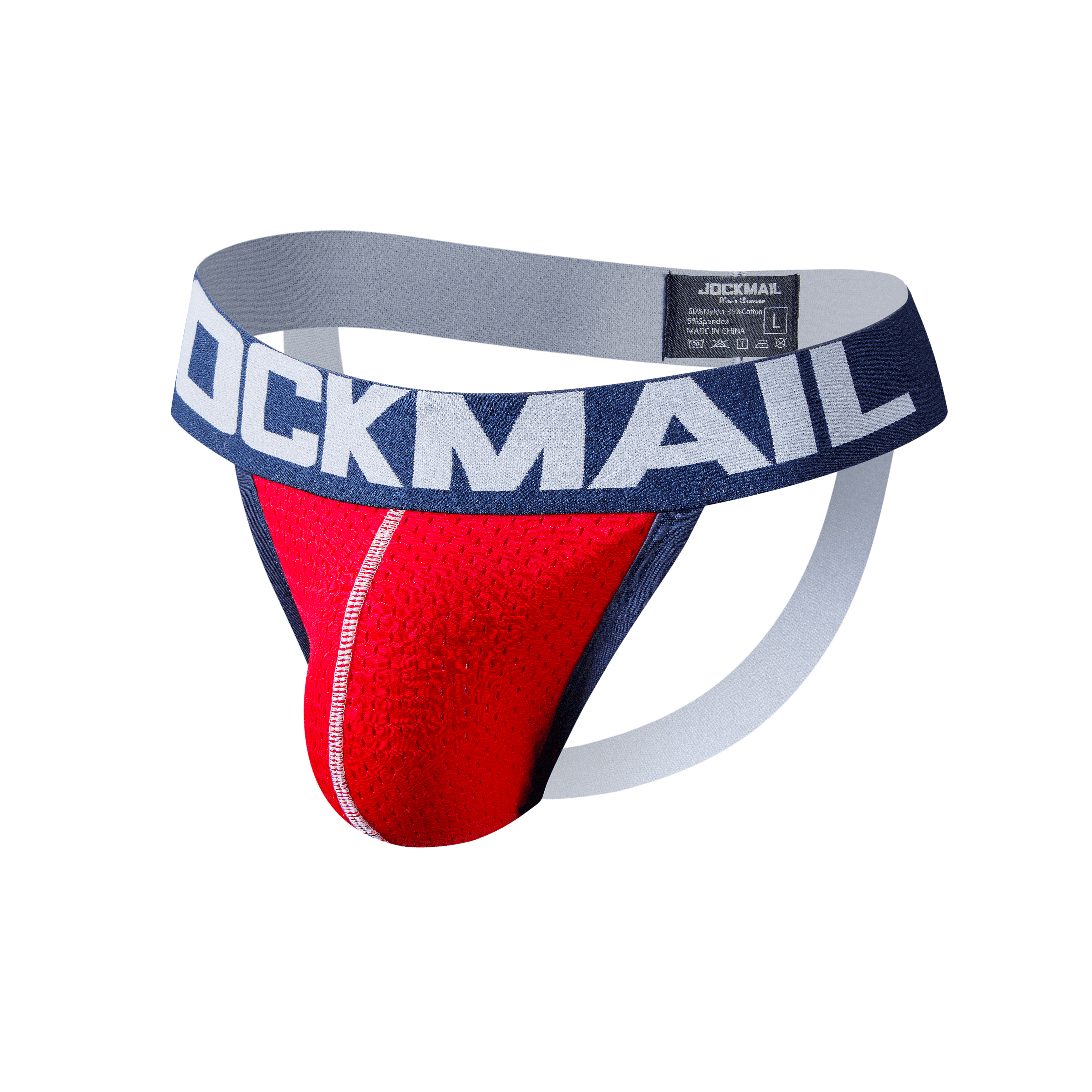 Men's JOCKMAIL JM218 - Mesh Jockstrap - JOCKMAIL