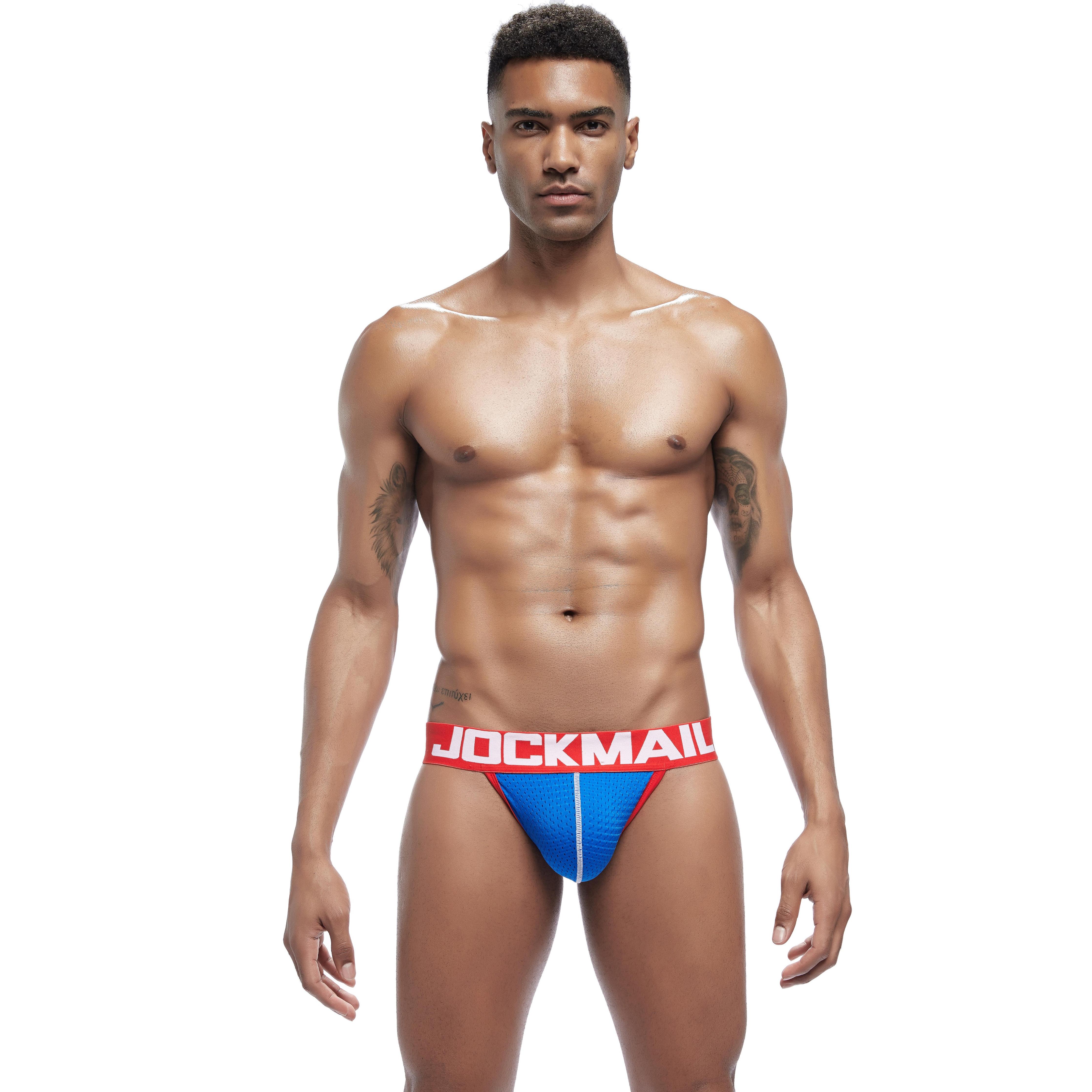 Men's JOCKMAIL JM218 - Mesh Jockstrap - JOCKMAIL