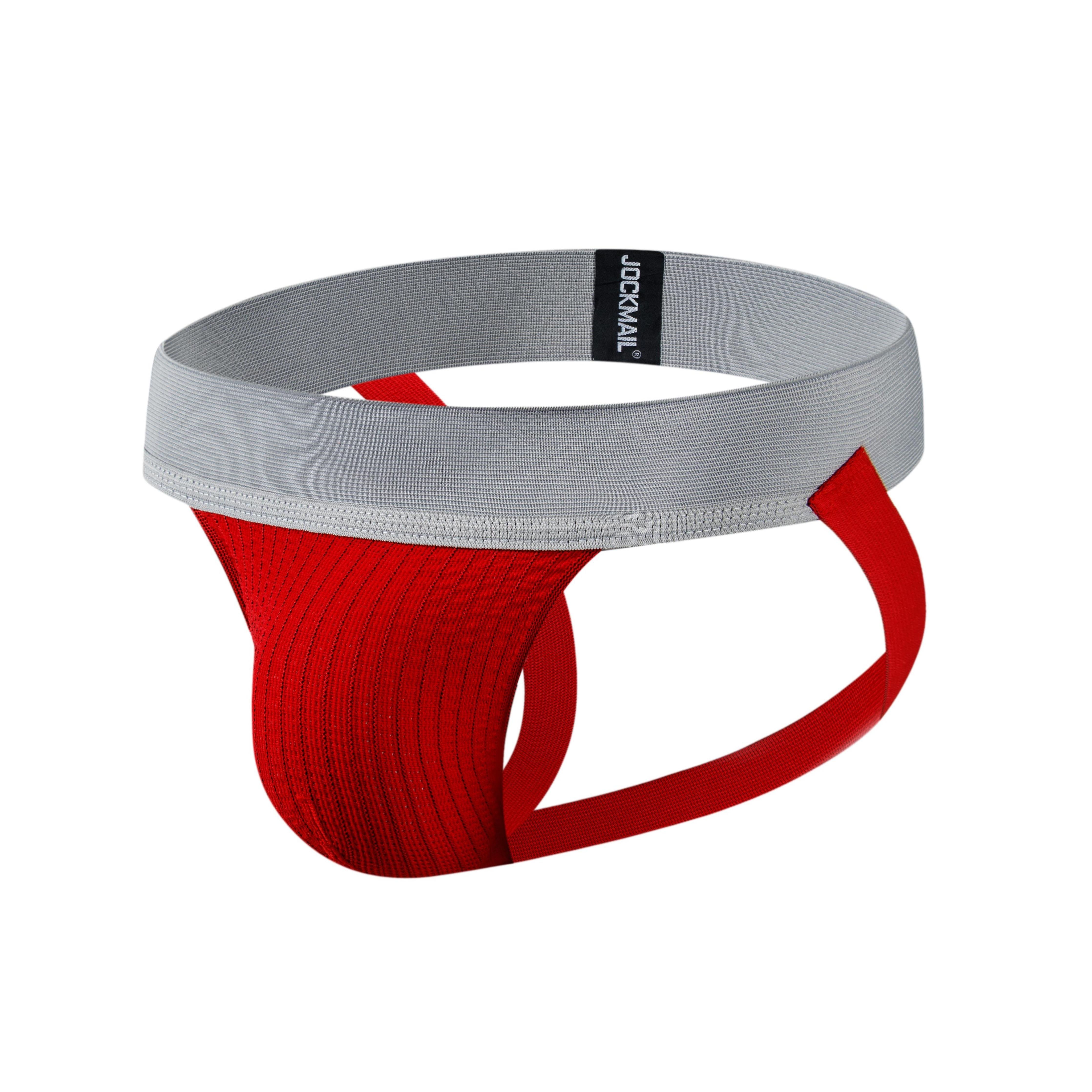 Men's JOCKMAIL JM234 - Two Tone Old School Jockstrap - JOCKMAIL