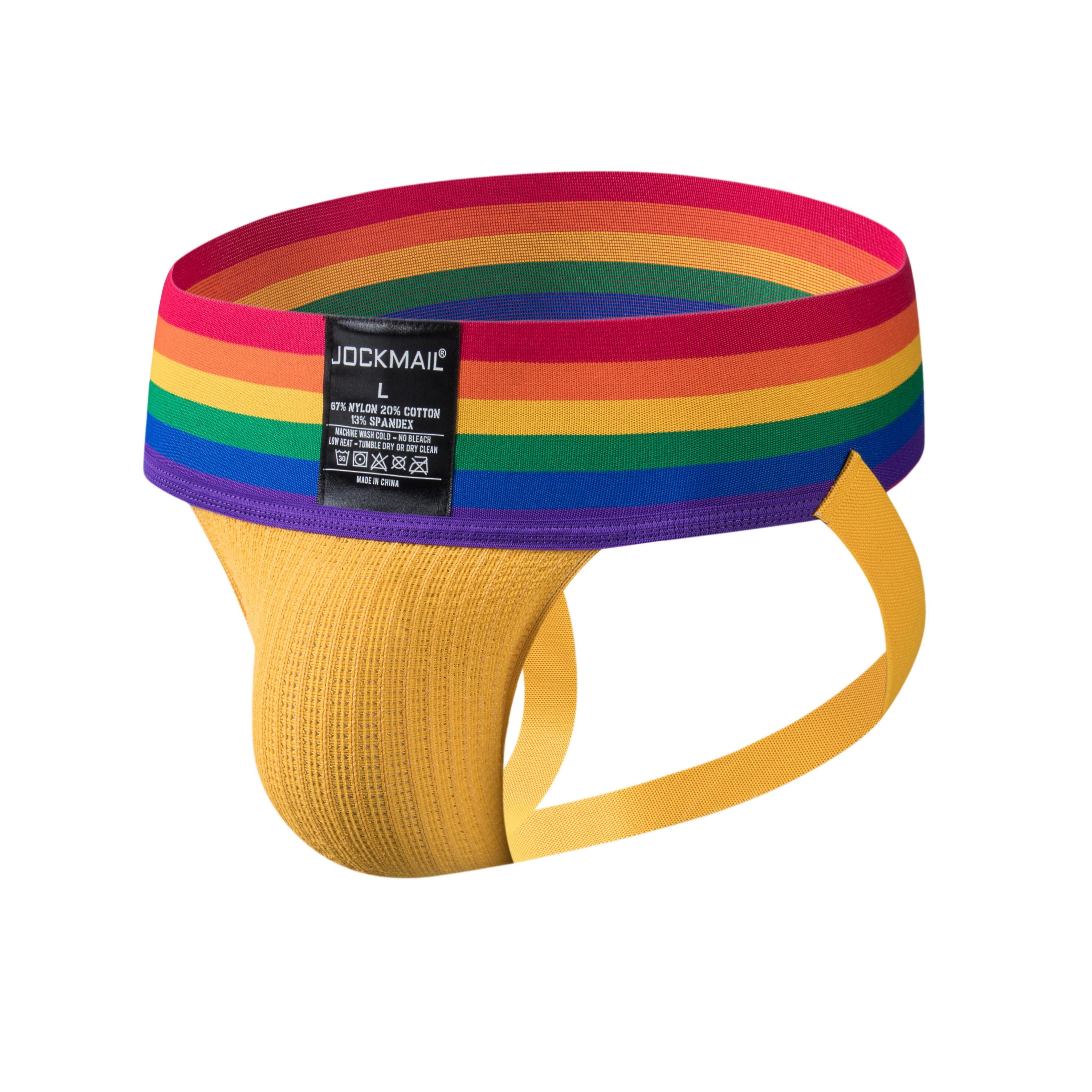 Men's JOCKMAIL JM235 - Old School Pride Jockstrap - JOCKMAIL