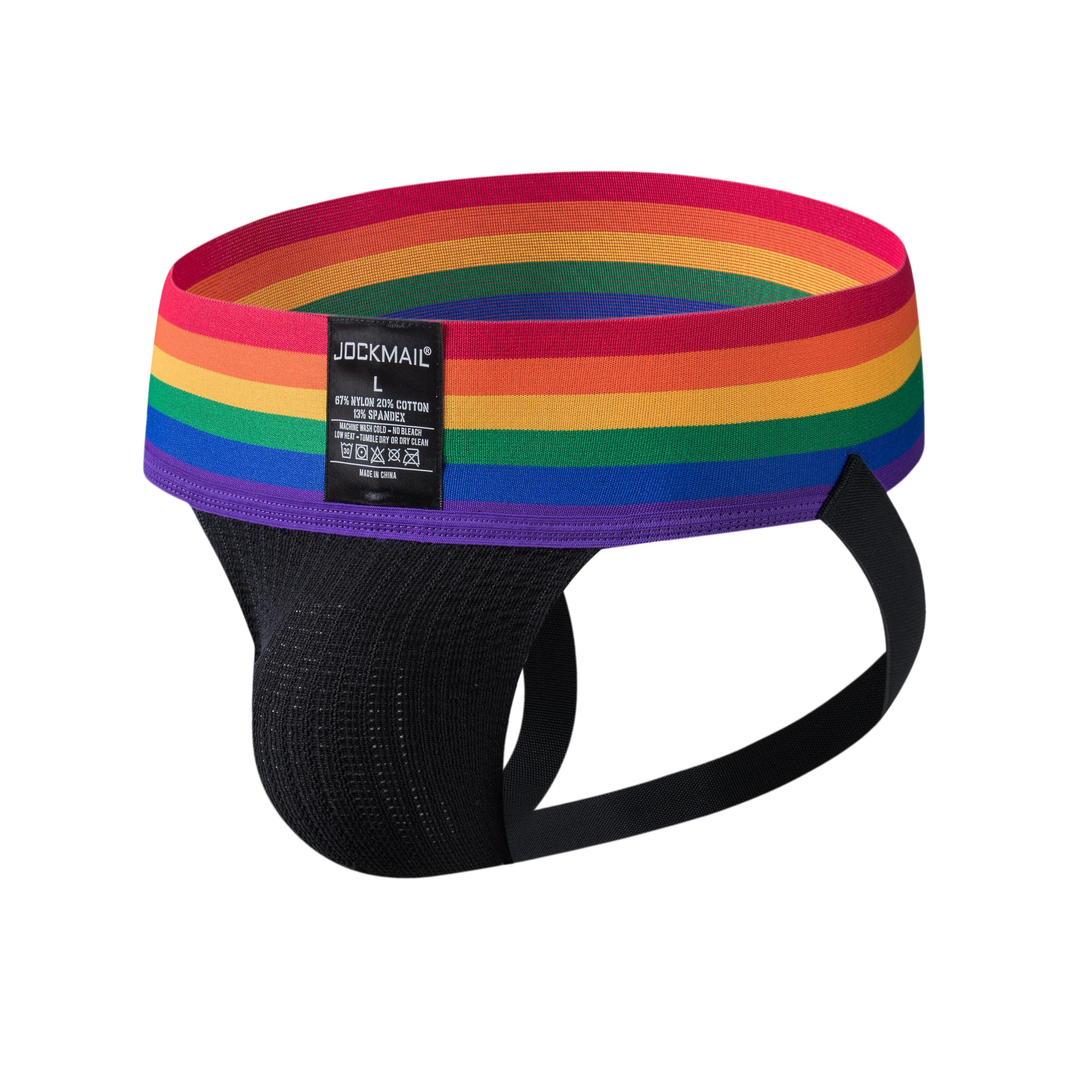 Men's JOCKMAIL JM235 - Old School Pride Jockstrap - JOCKMAIL