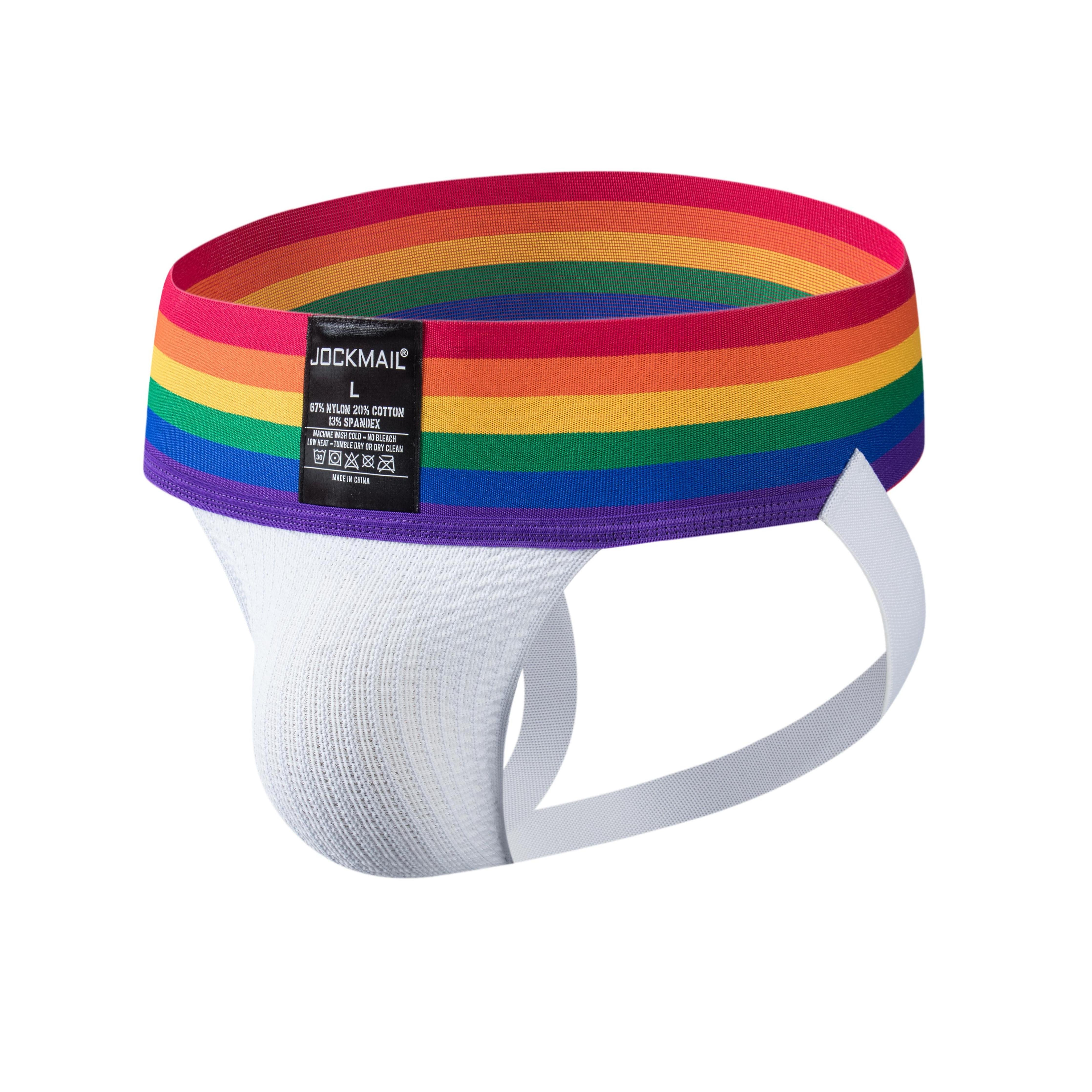 Men's JOCKMAIL JM235 - Old School Pride Jockstrap - JOCKMAIL