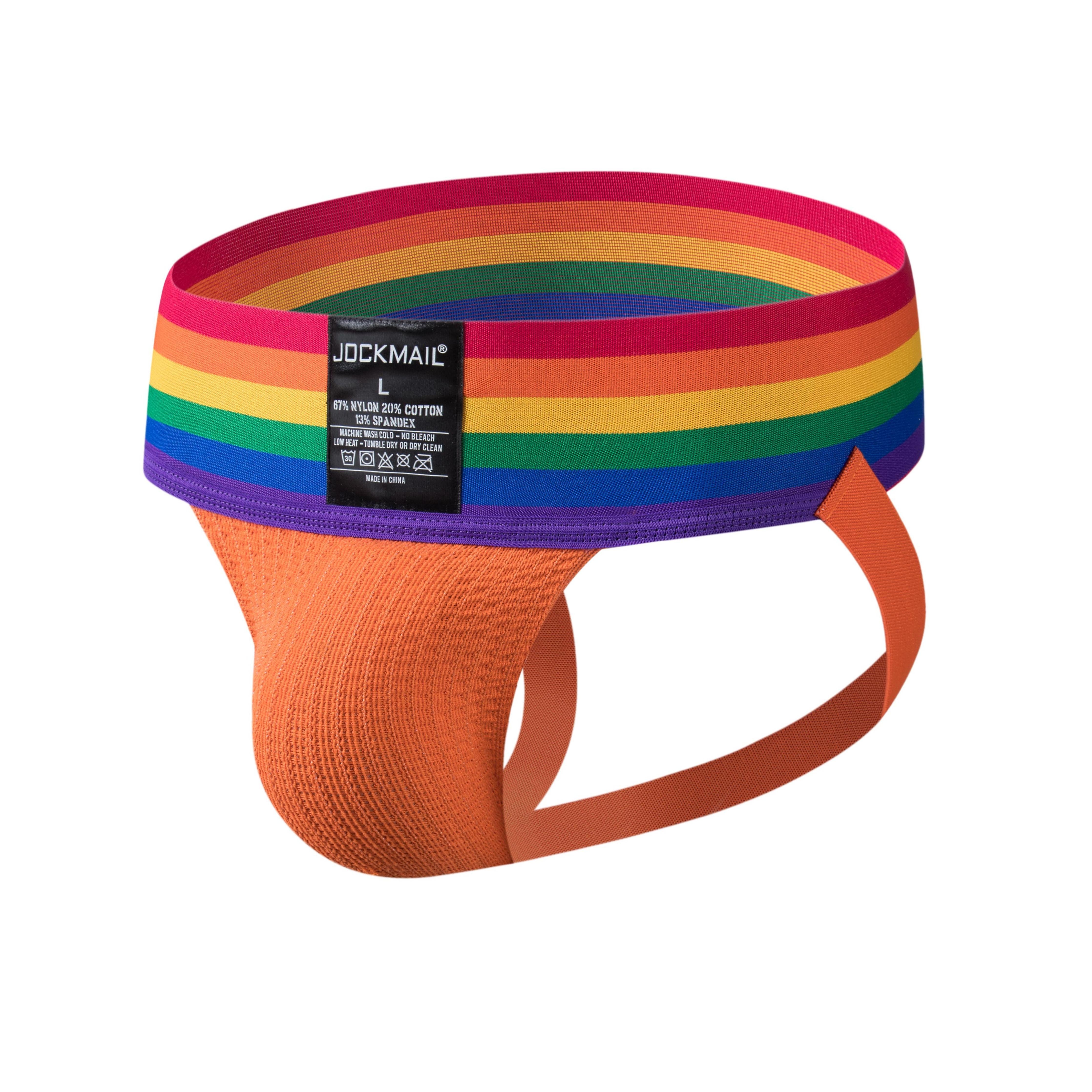 Men's JOCKMAIL JM235 - Old School Pride Jockstrap - JOCKMAIL