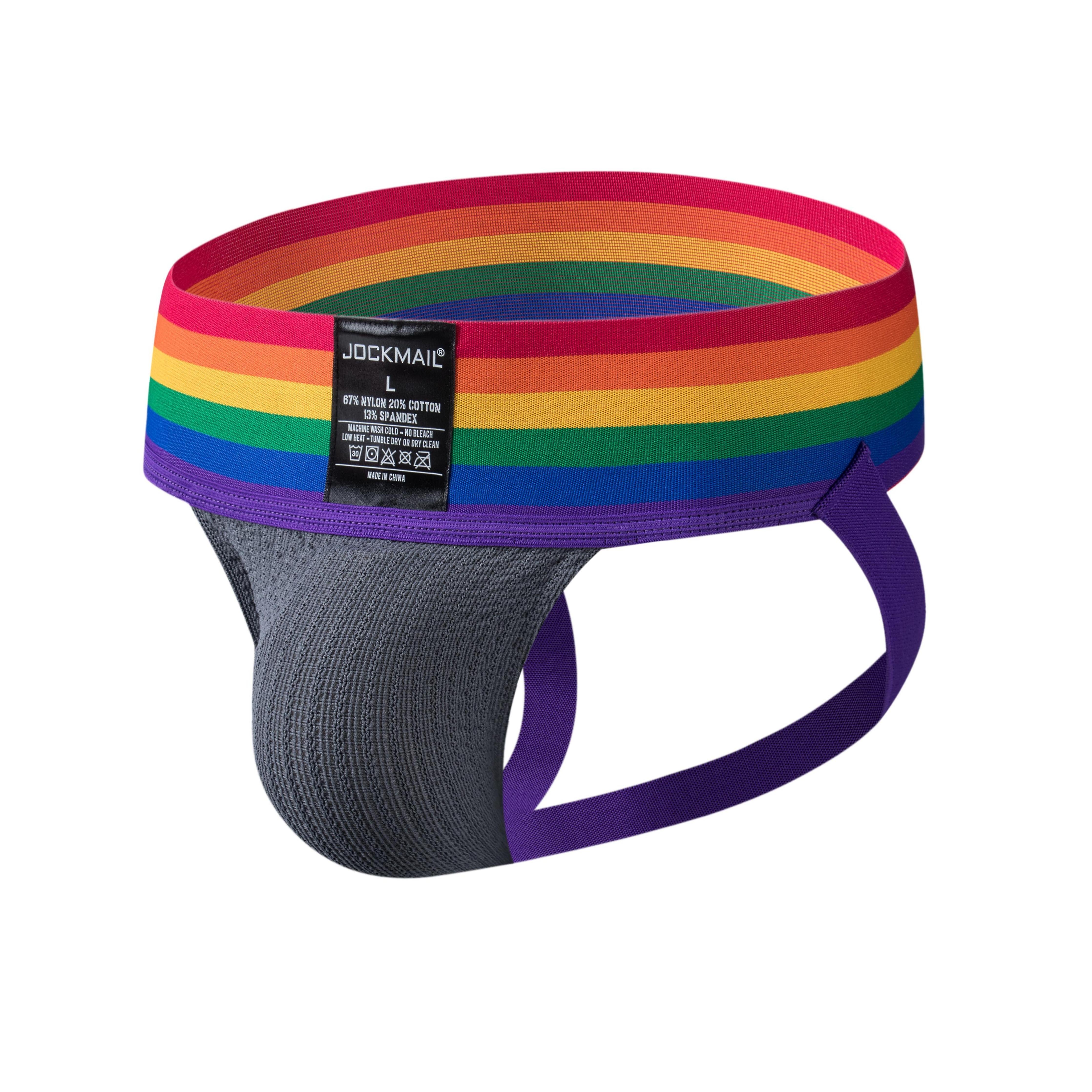 Men's JOCKMAIL JM235 - Old School Pride Jockstrap - JOCKMAIL