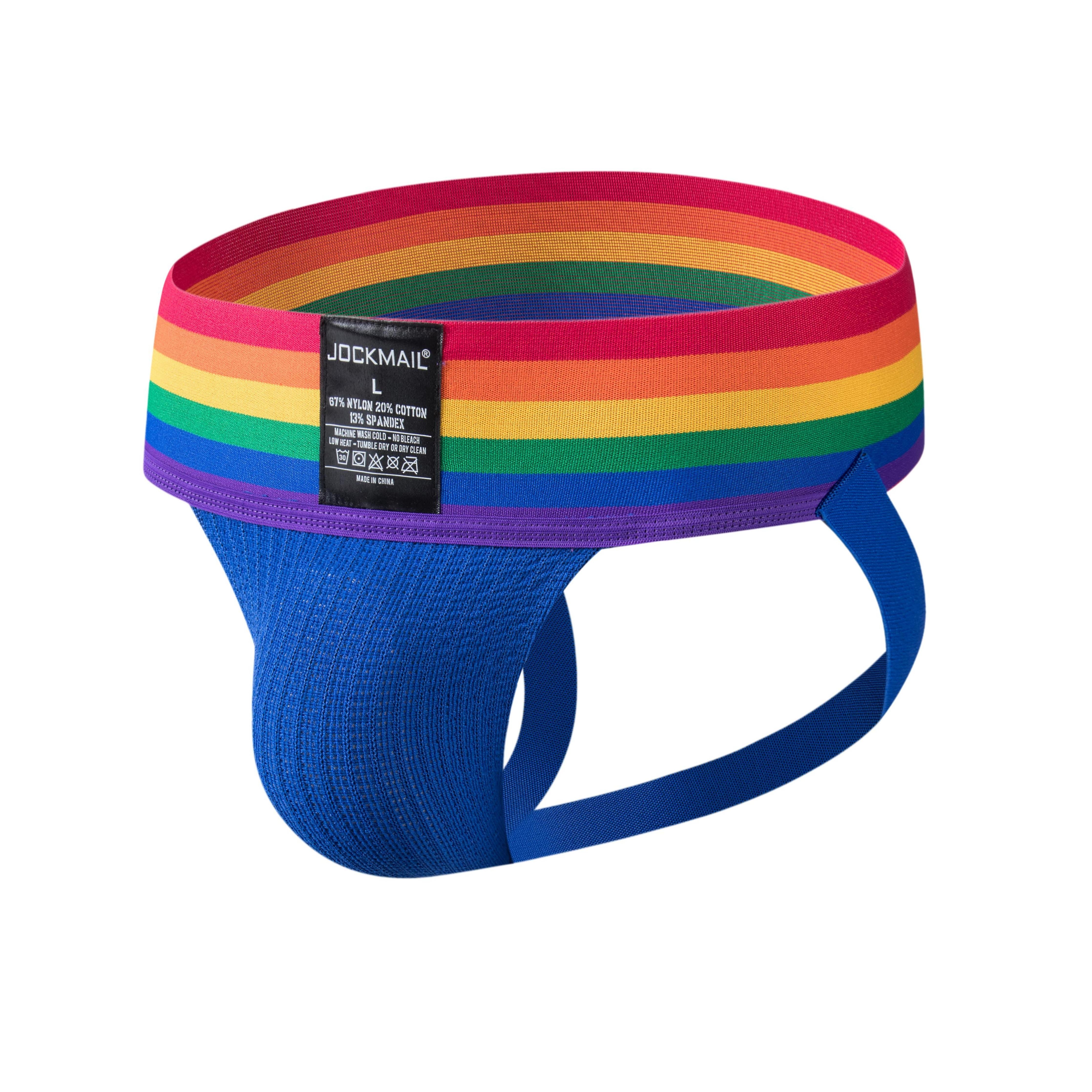 Men's JOCKMAIL JM235 - Old School Pride Jockstrap - JOCKMAIL