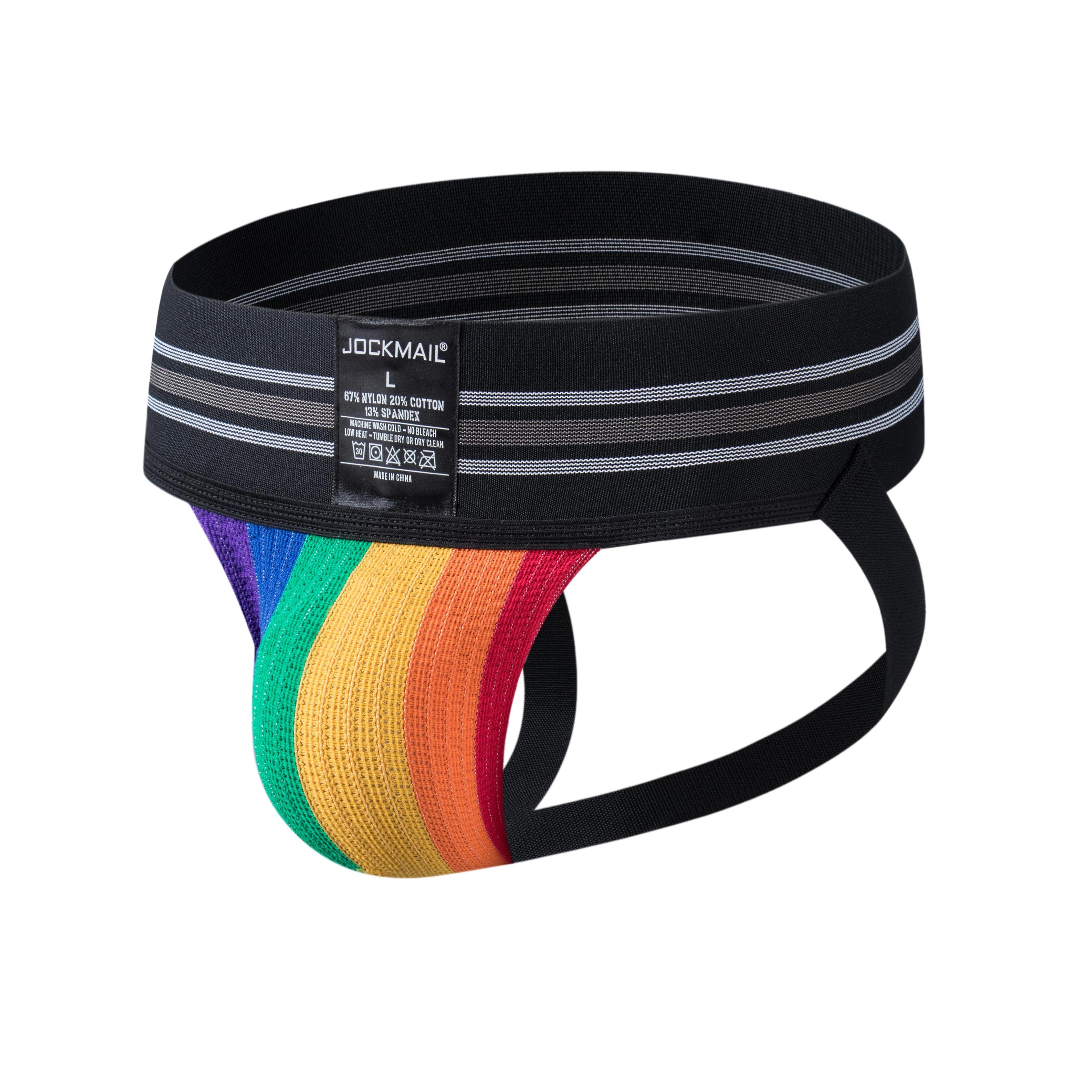 Men's JOCKMAIL JM236 - Pride Jockstrap - JOCKMAIL