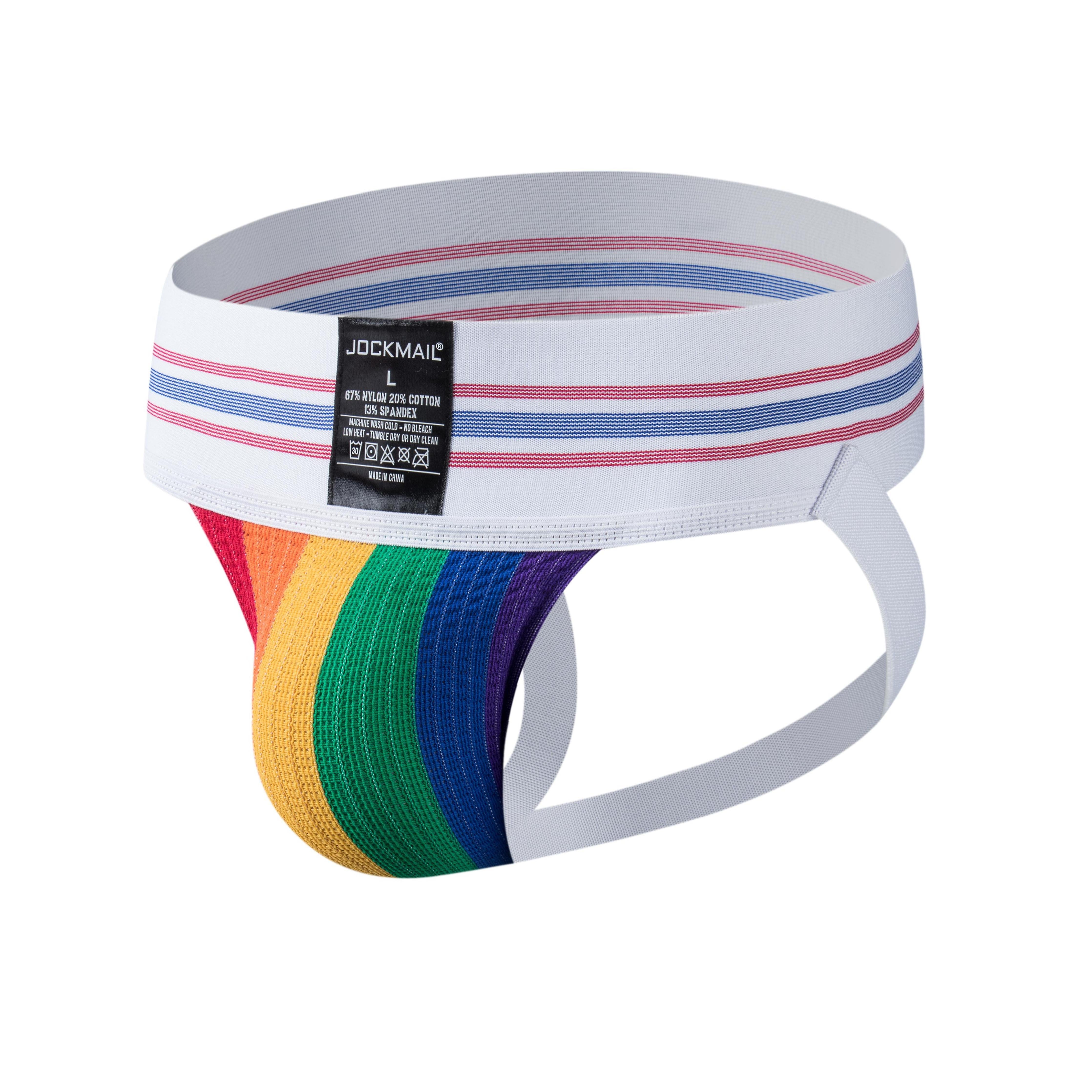 Men's JOCKMAIL JM236 - Pride Jockstrap - JOCKMAIL