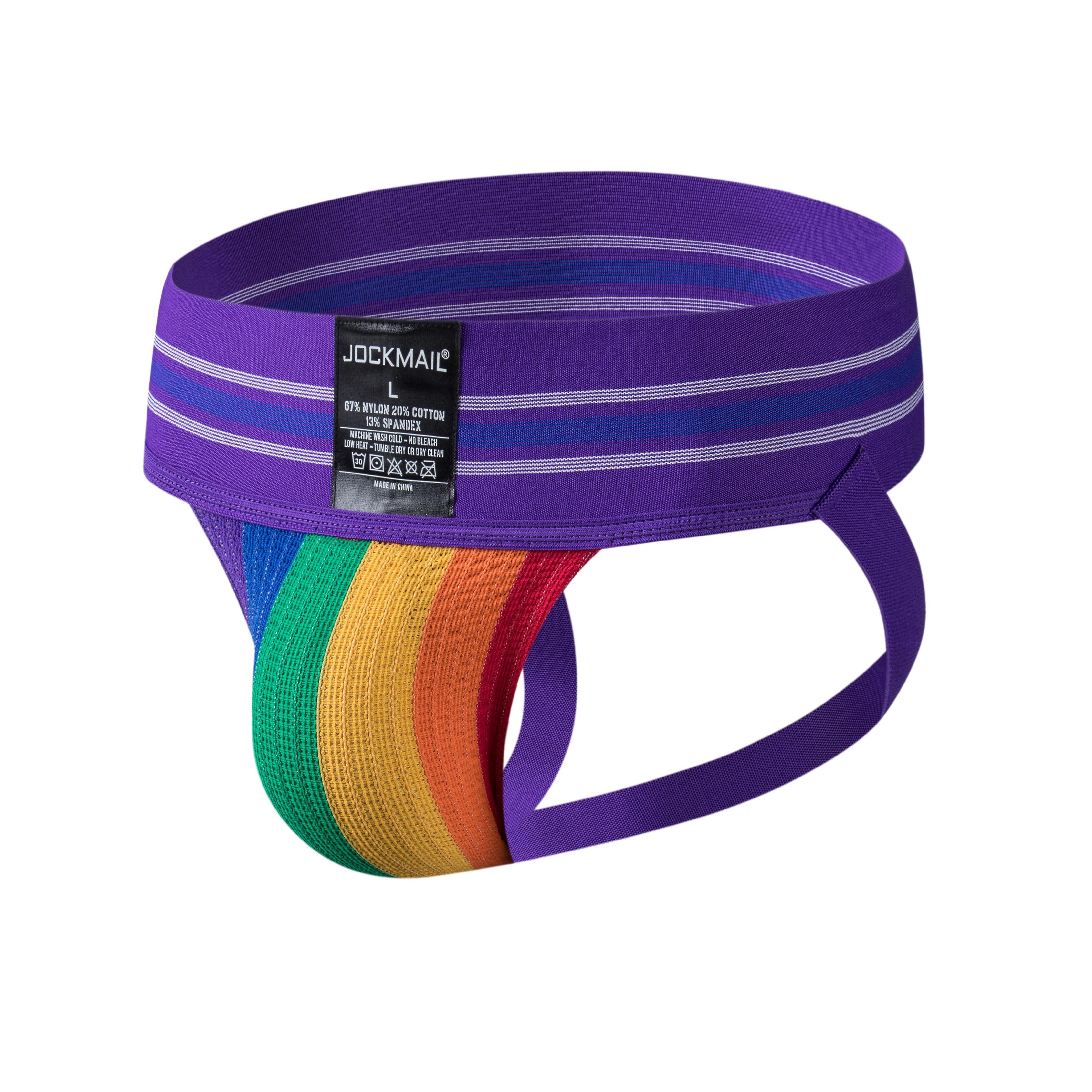 Men's JOCKMAIL JM236 - Pride Jockstrap - JOCKMAIL