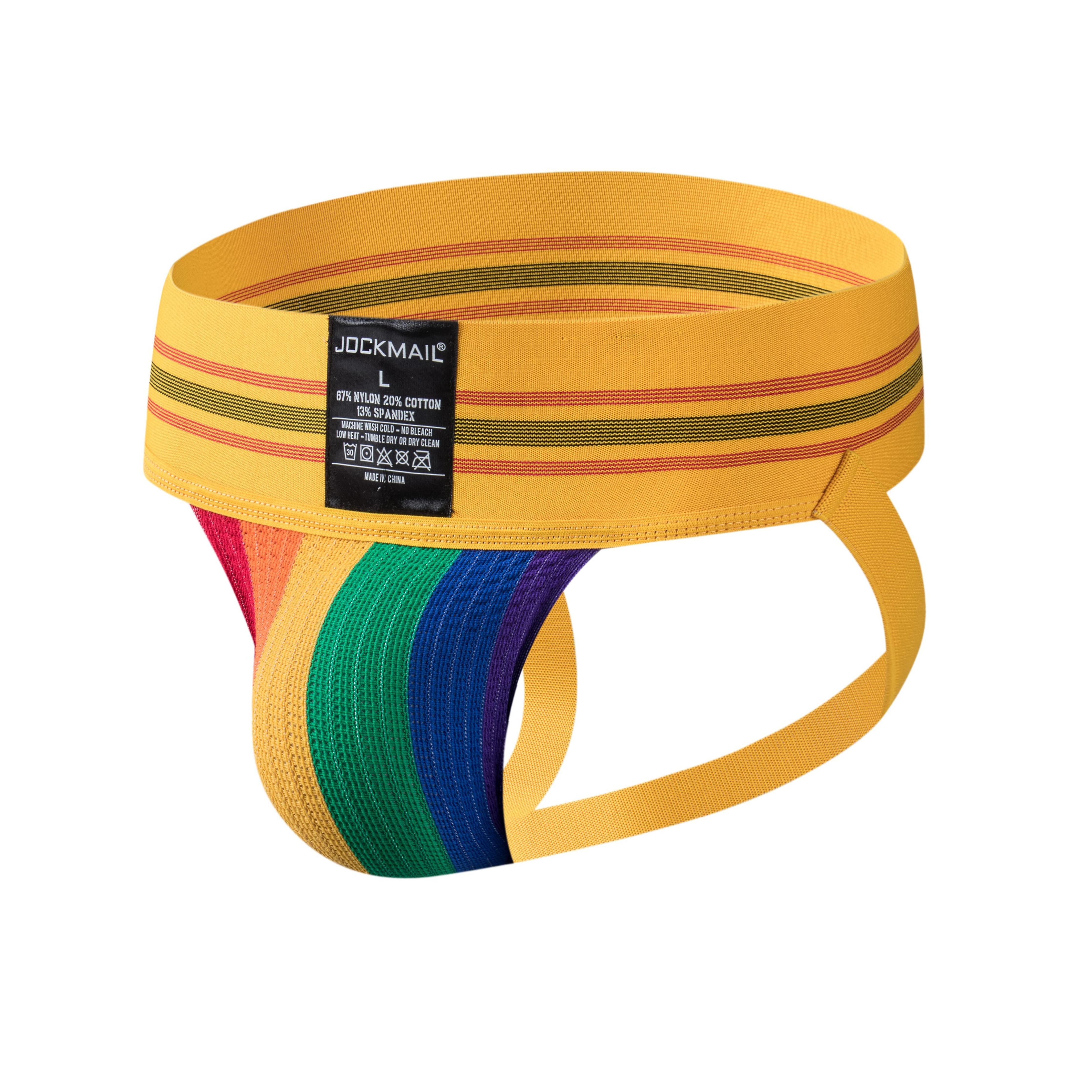 Men's JOCKMAIL JM236 - Pride Jockstrap - JOCKMAIL